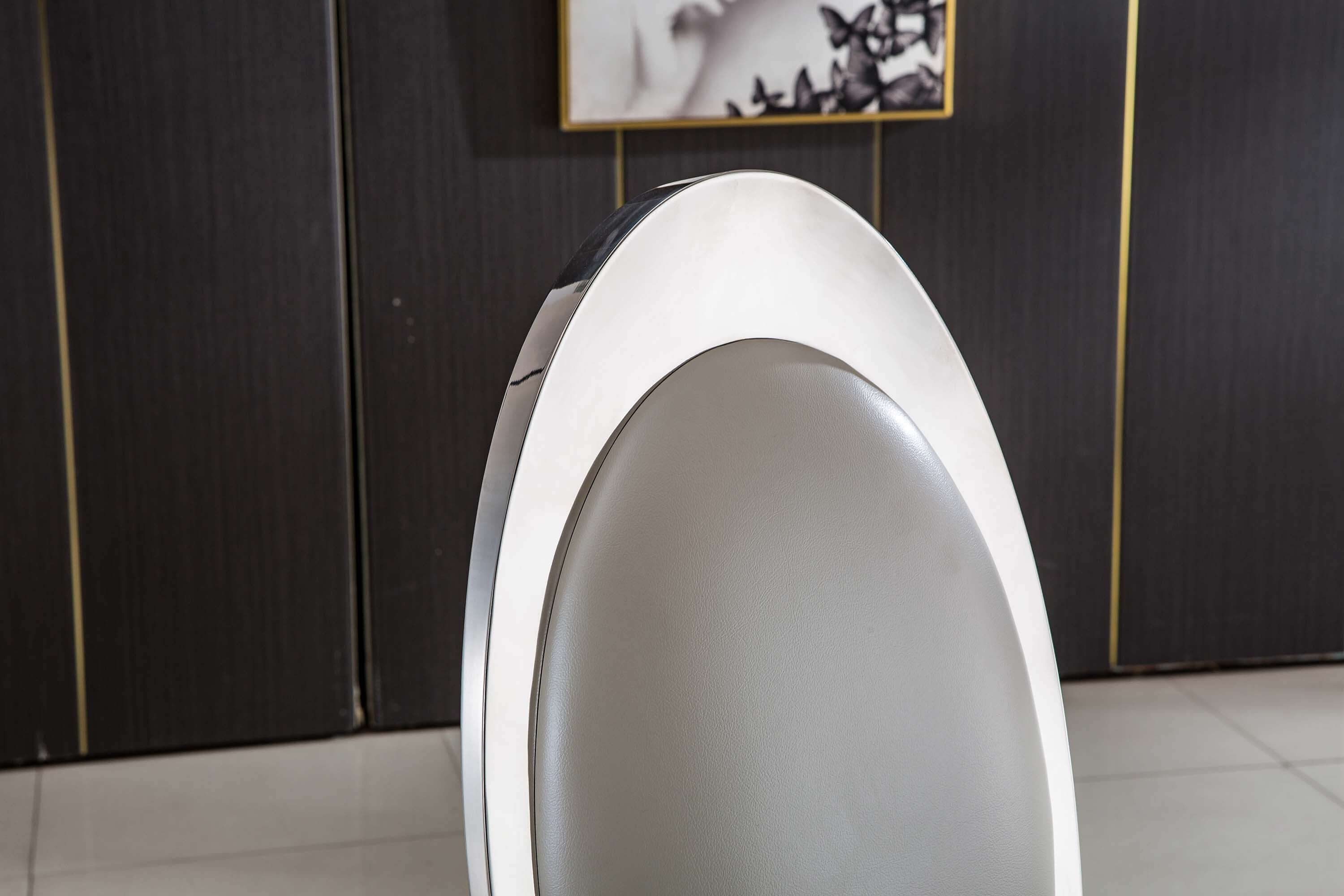 Set of 2 Leatherette Dining Chair