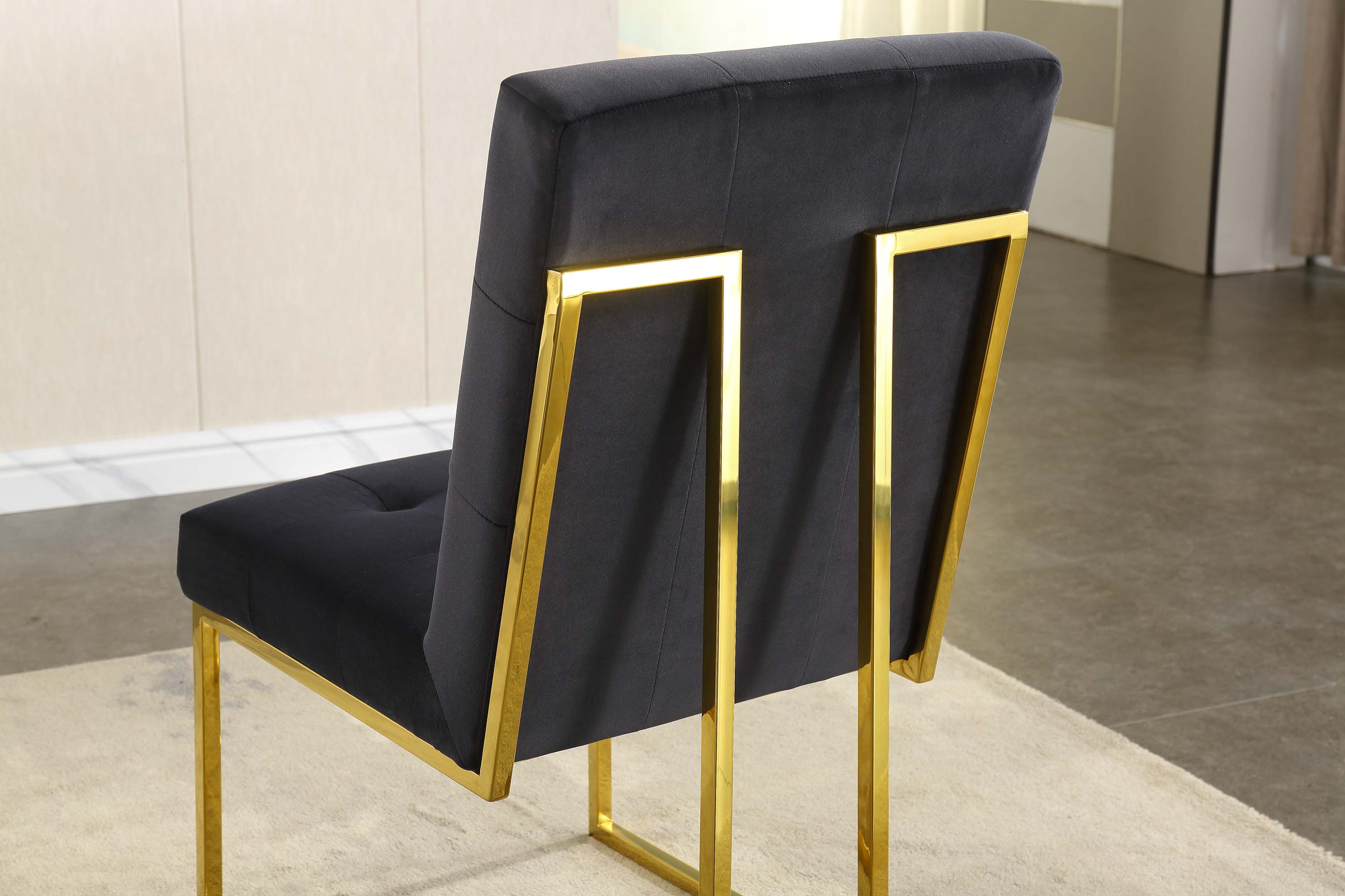Set of 2 Velvet Dining Chair