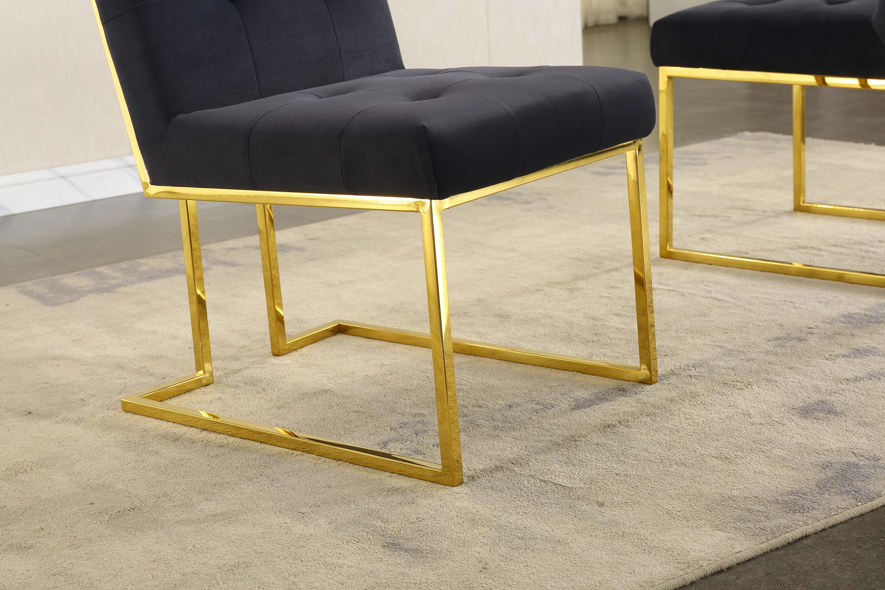 Set of 2 Velvet Dining Chair