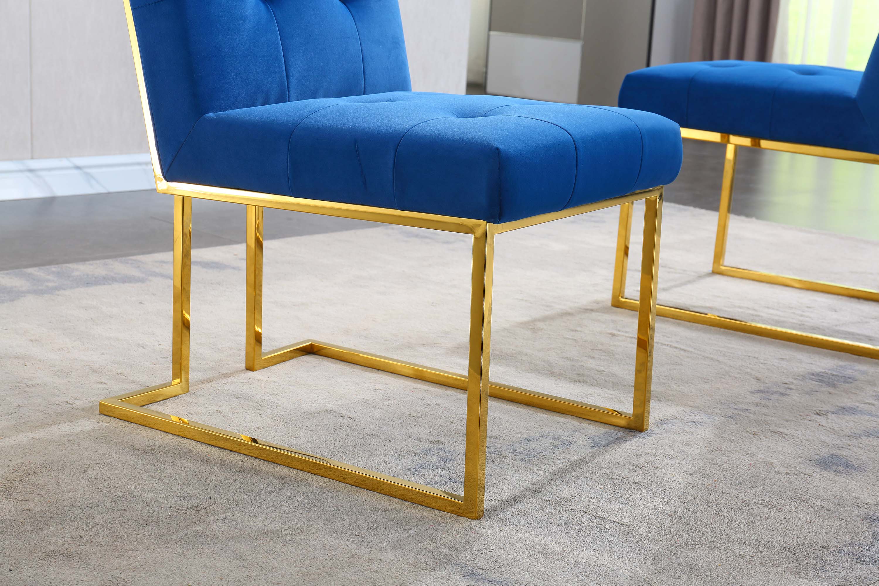 Set of 2 Velvet Dining Chair