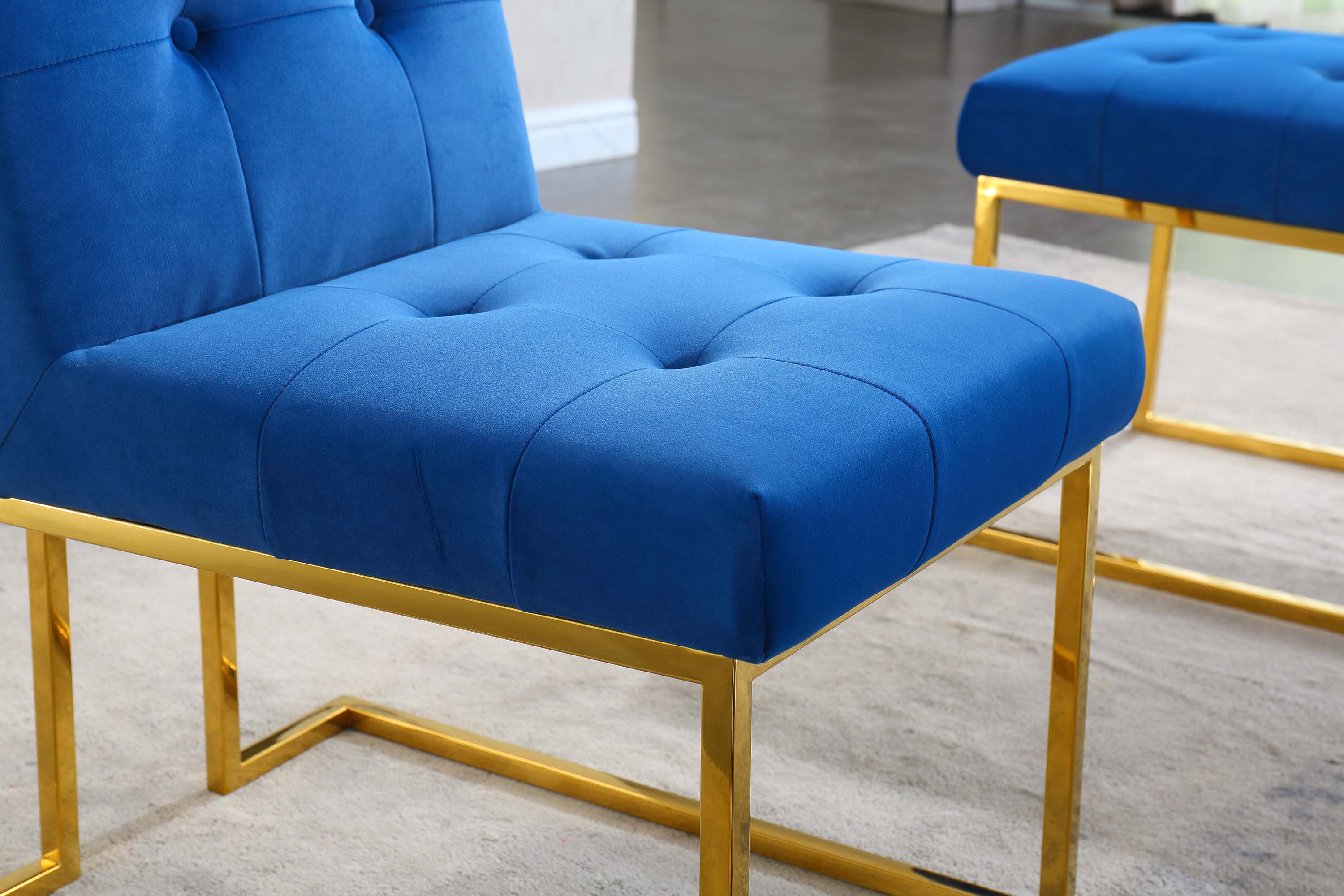 Set of 2 Velvet Dining Chair