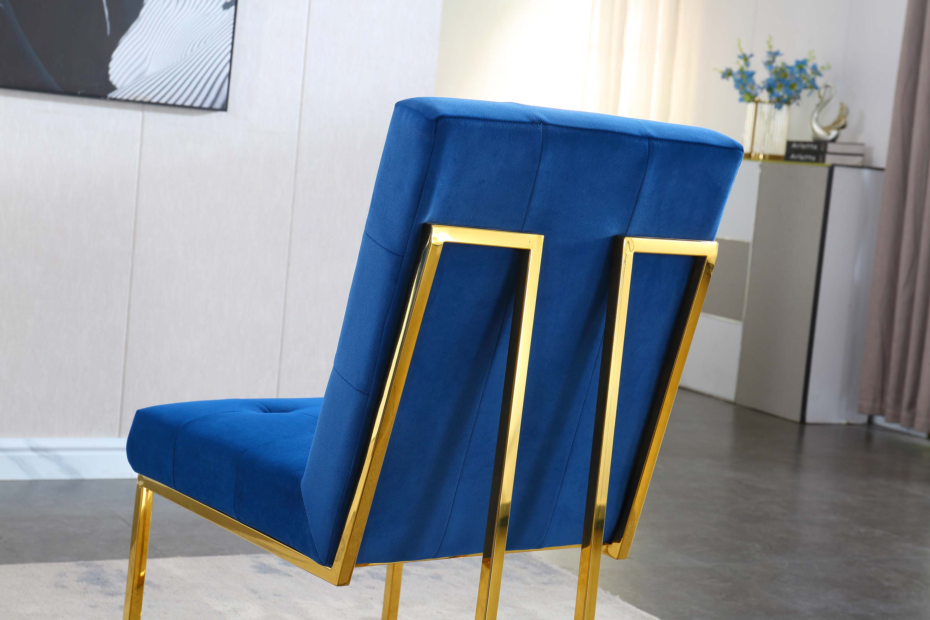 Set of 2 Velvet Dining Chair