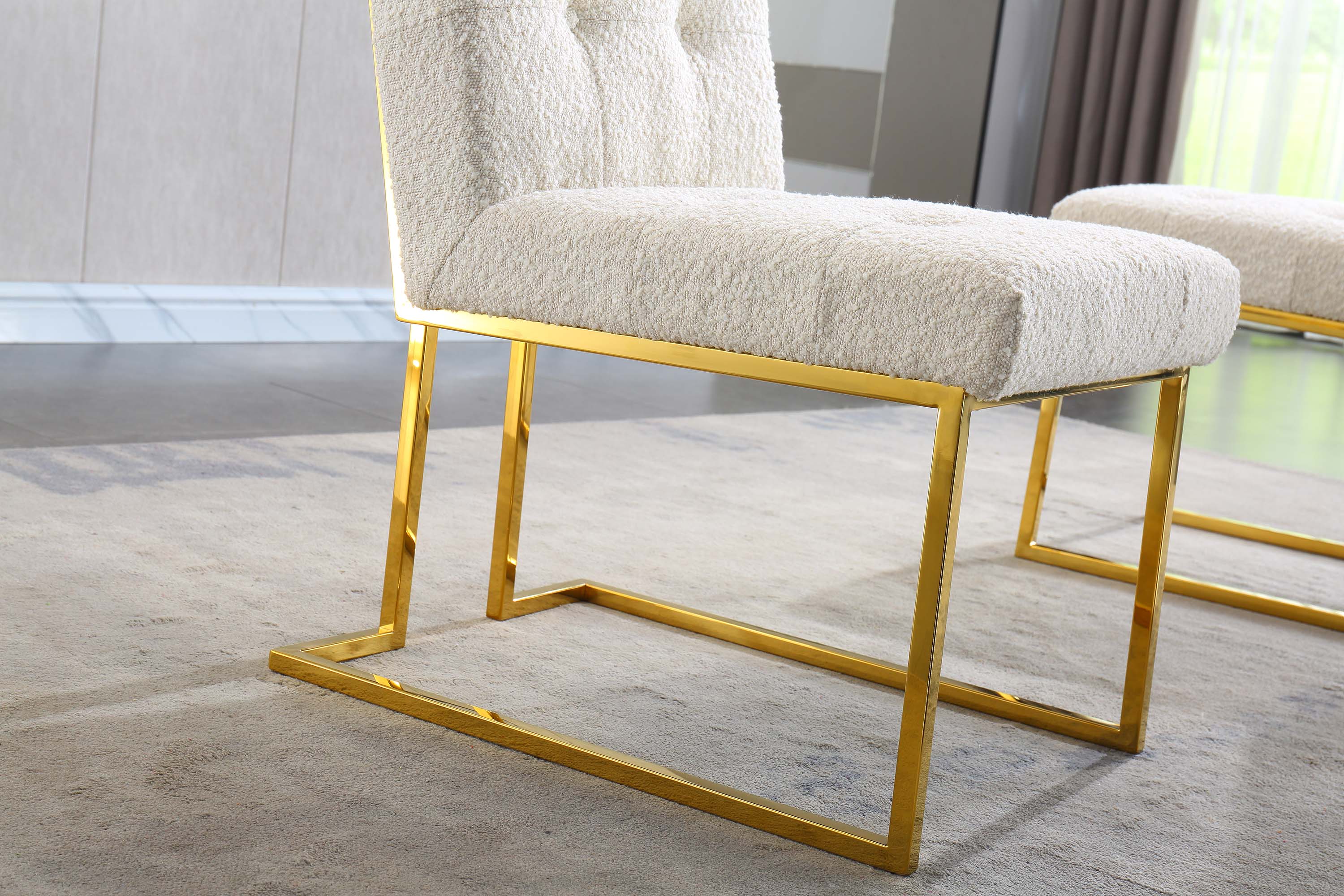 Set of 2 Velvet Dining Chair