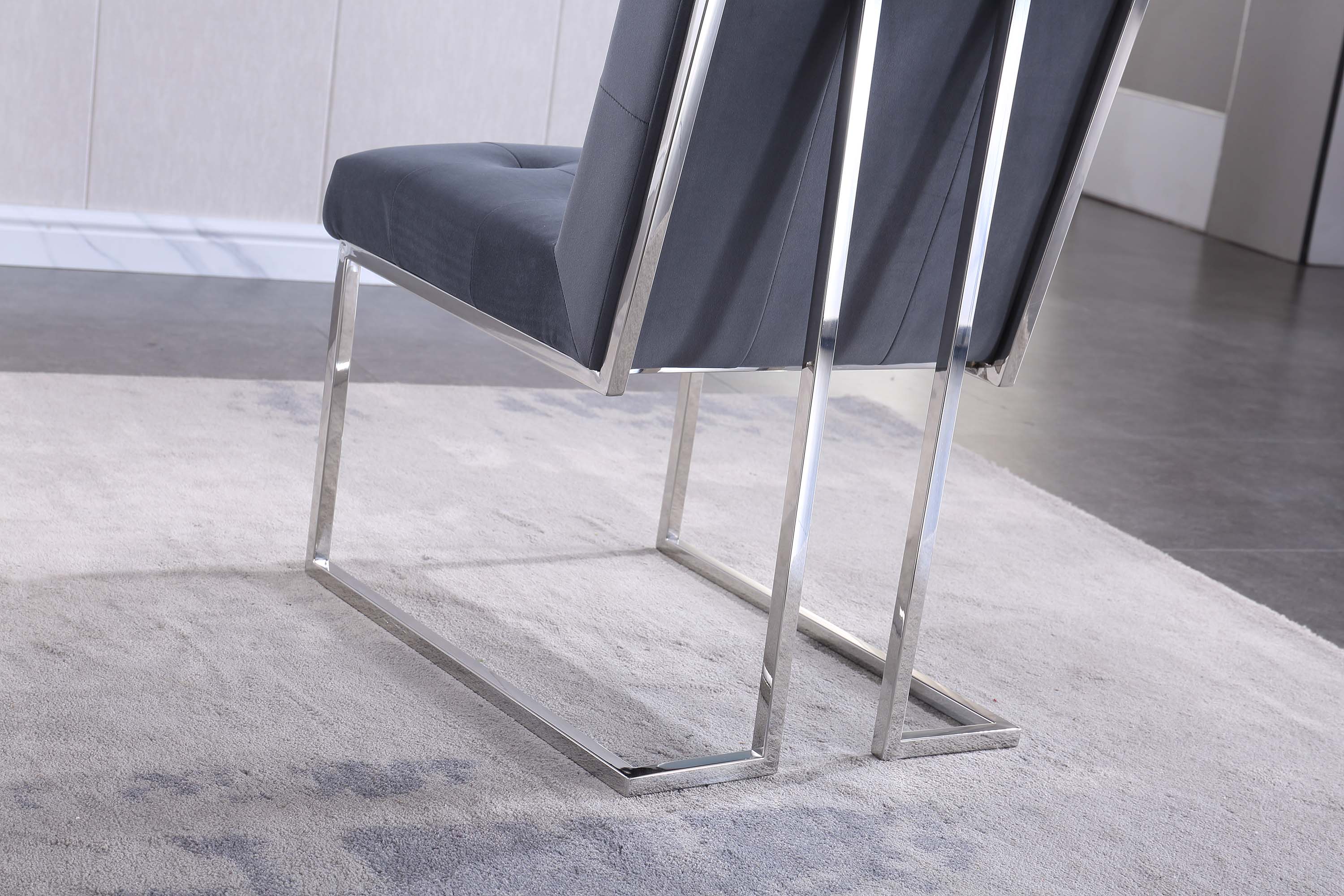 Set of 2 Velvet Dining Chair