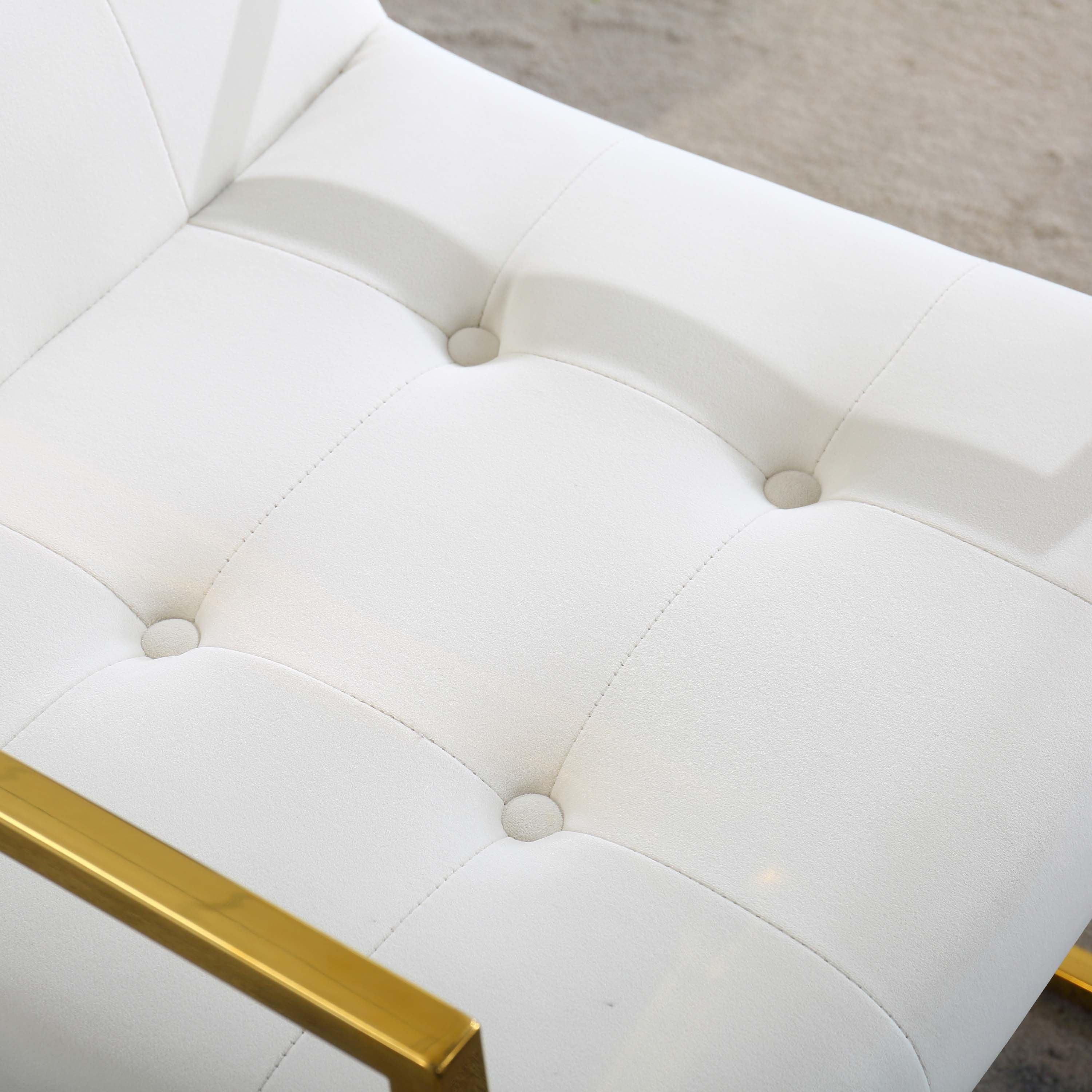 Luxurious Dining Chair with Stainless Steel