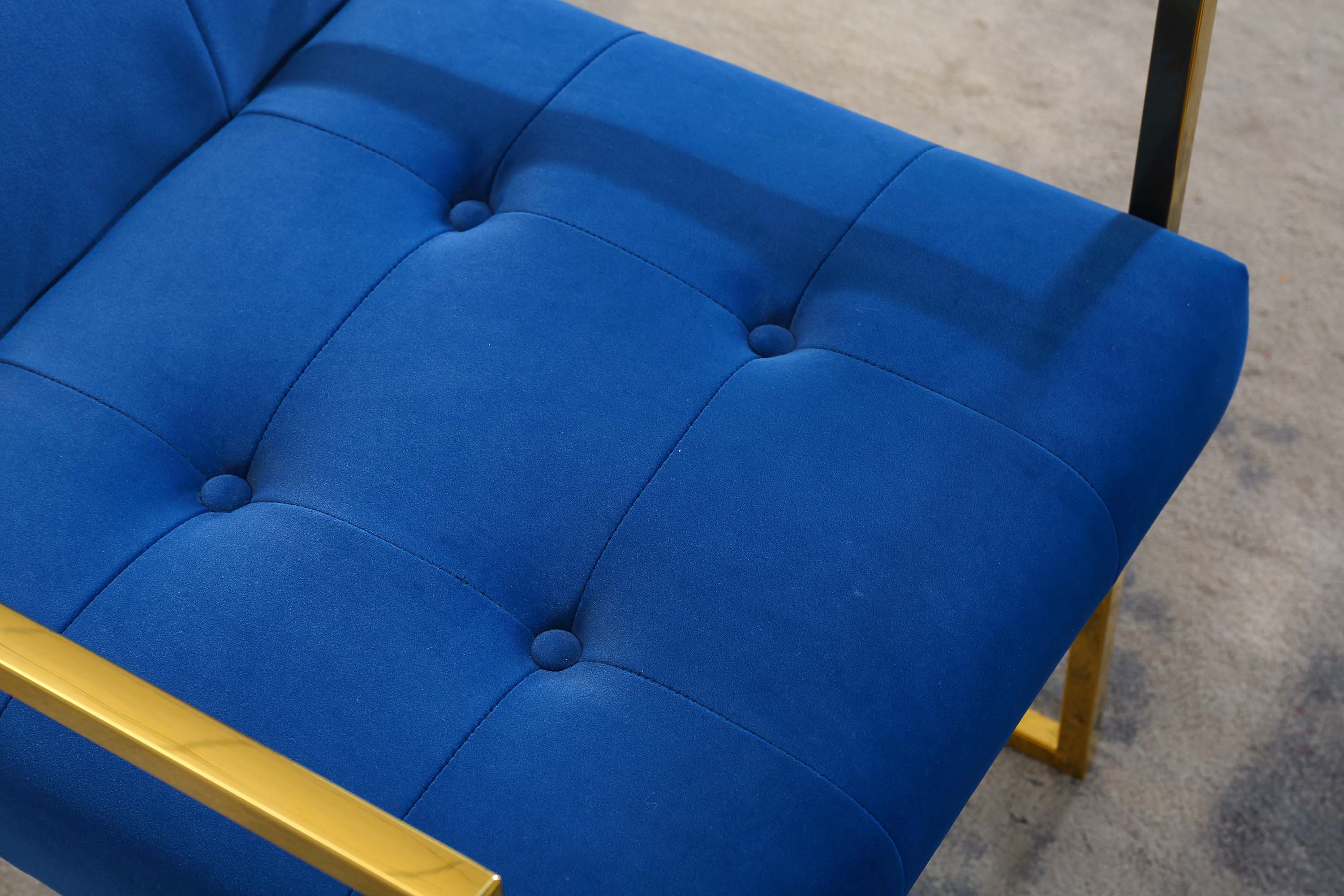 Luxurious Dining Chair with Stainless Steel