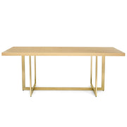 Solid Wood Veneer Dining Table