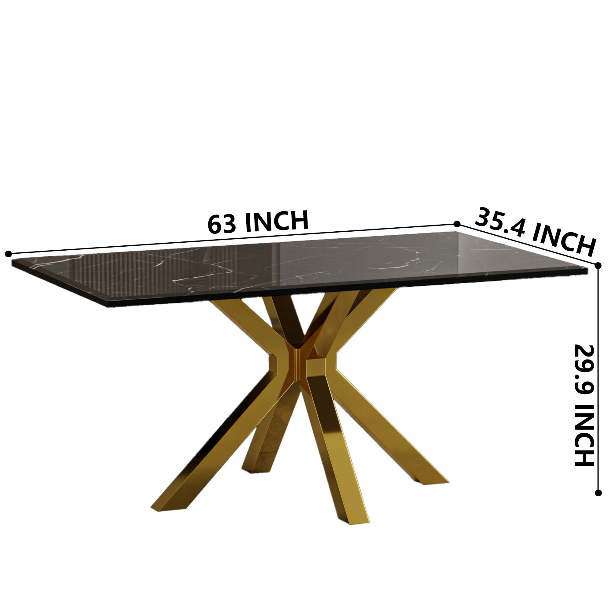 Elegant Rectangular Dining Table