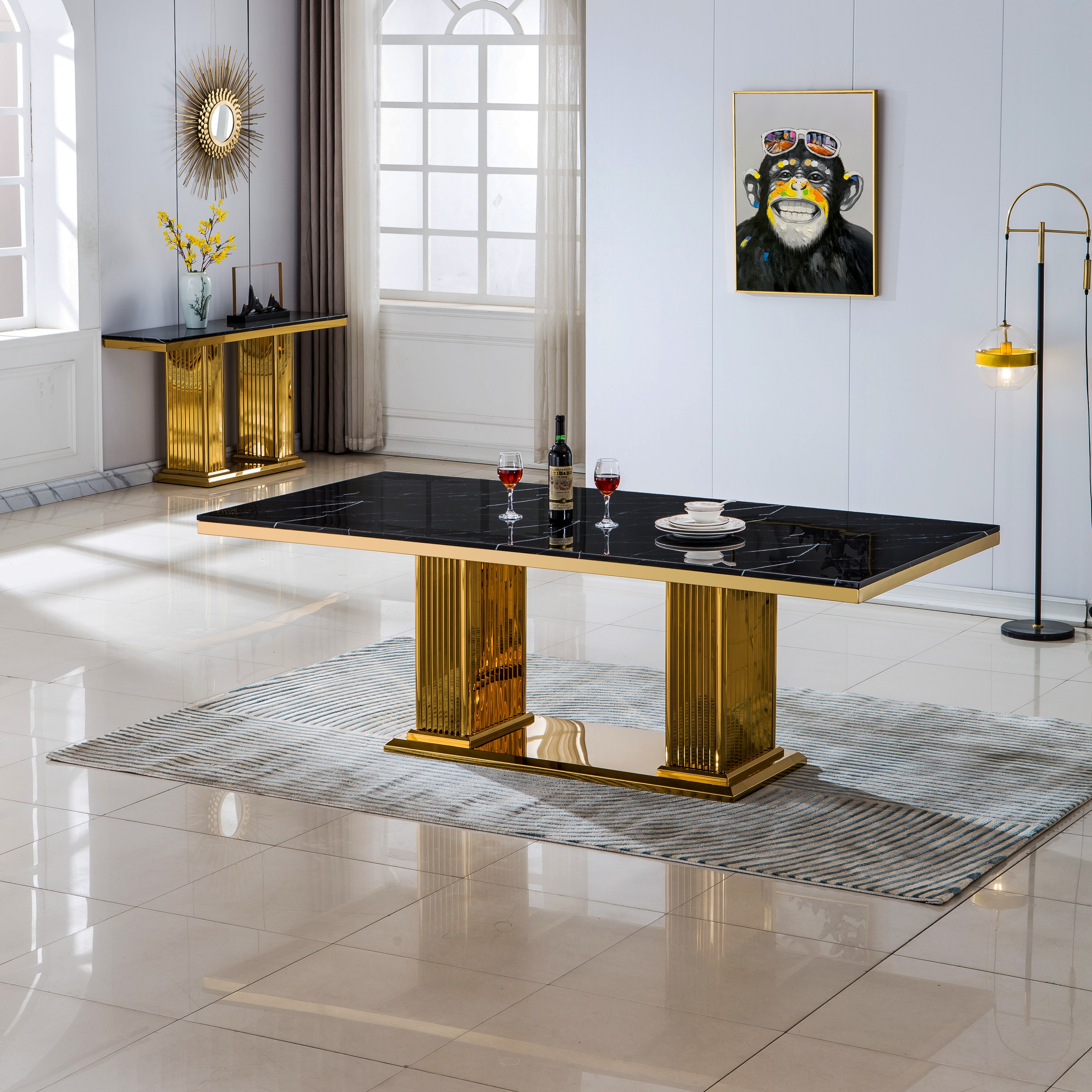Elegant Rectangular Dining Table