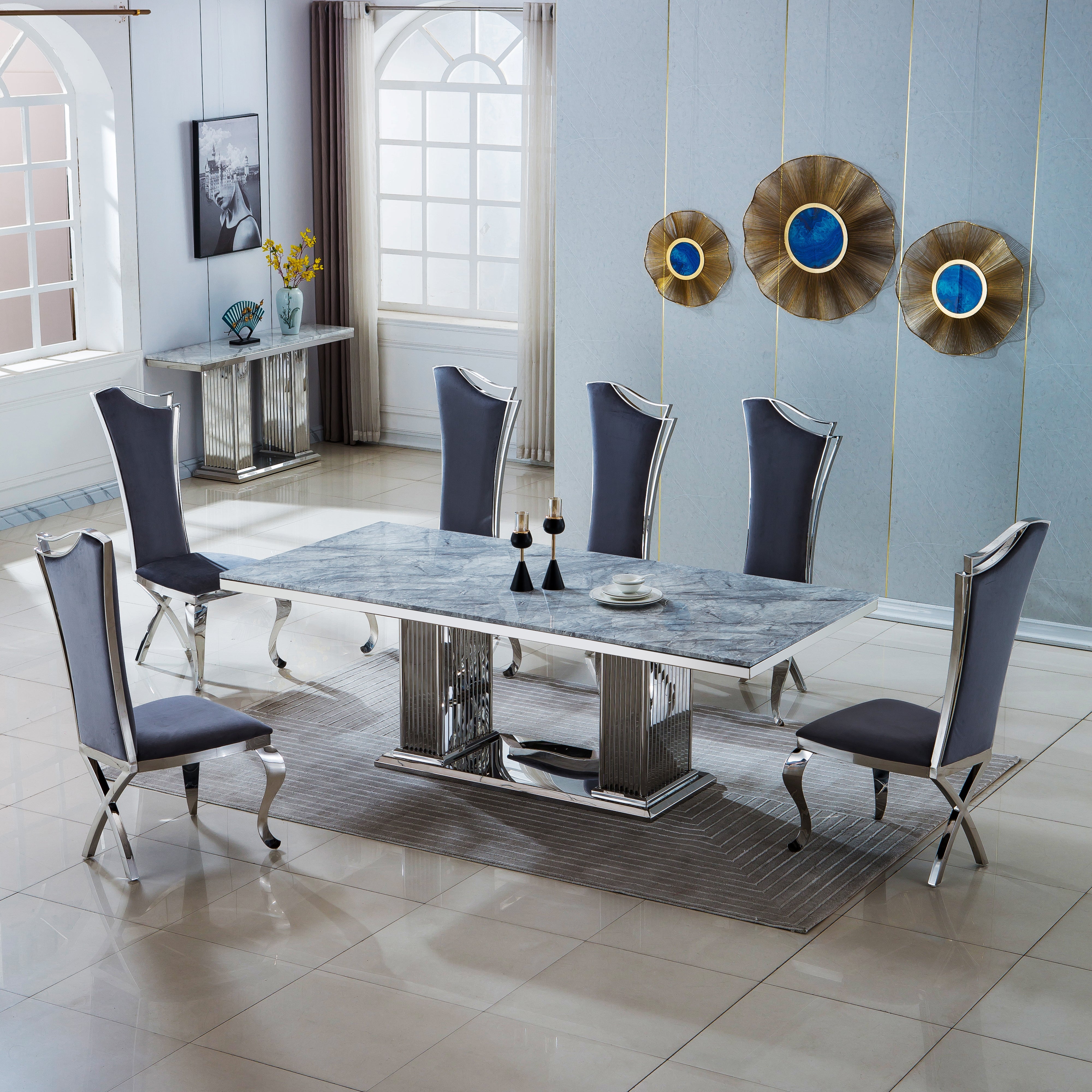 Elegant Rectangular Dining Table