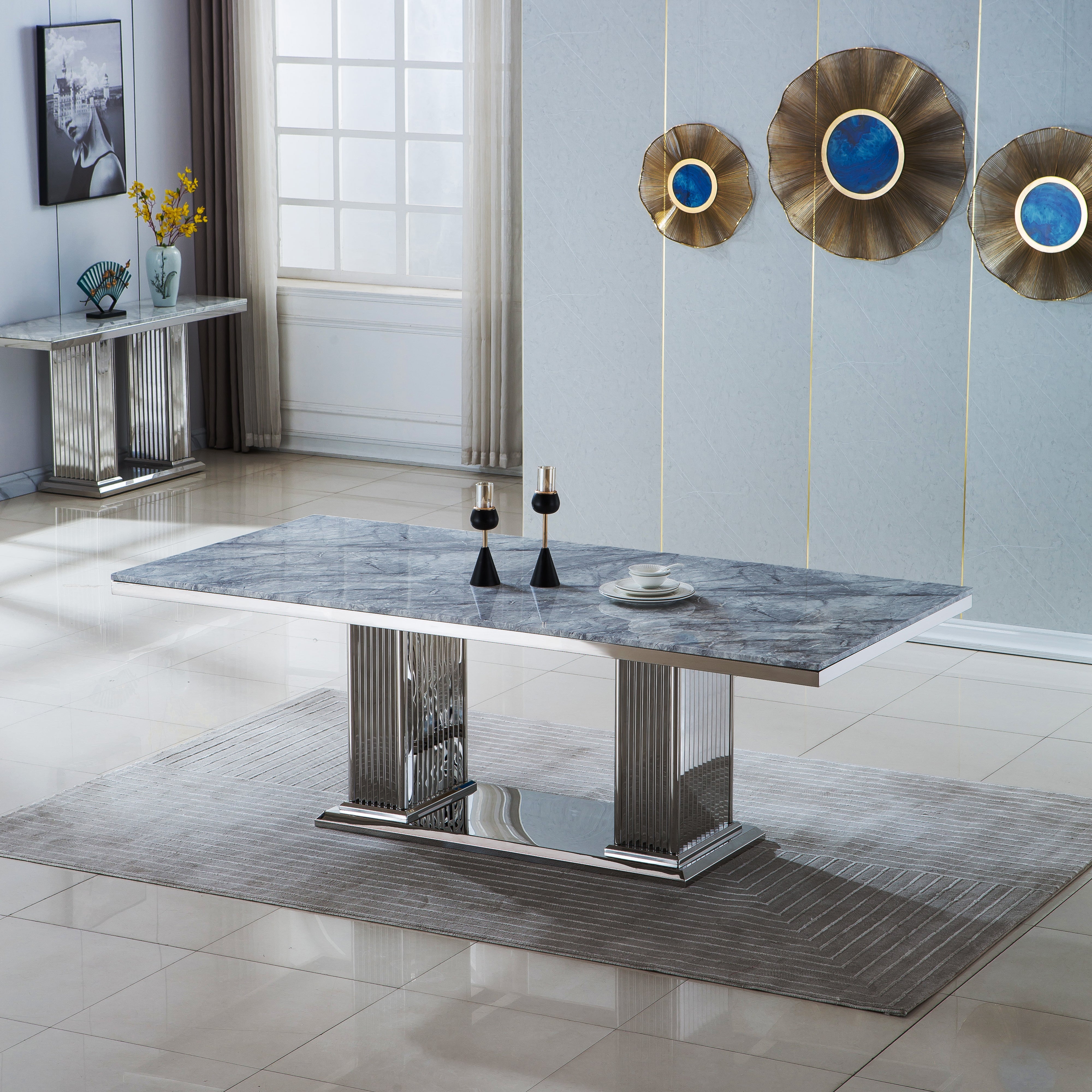 Elegant Rectangular Dining Table