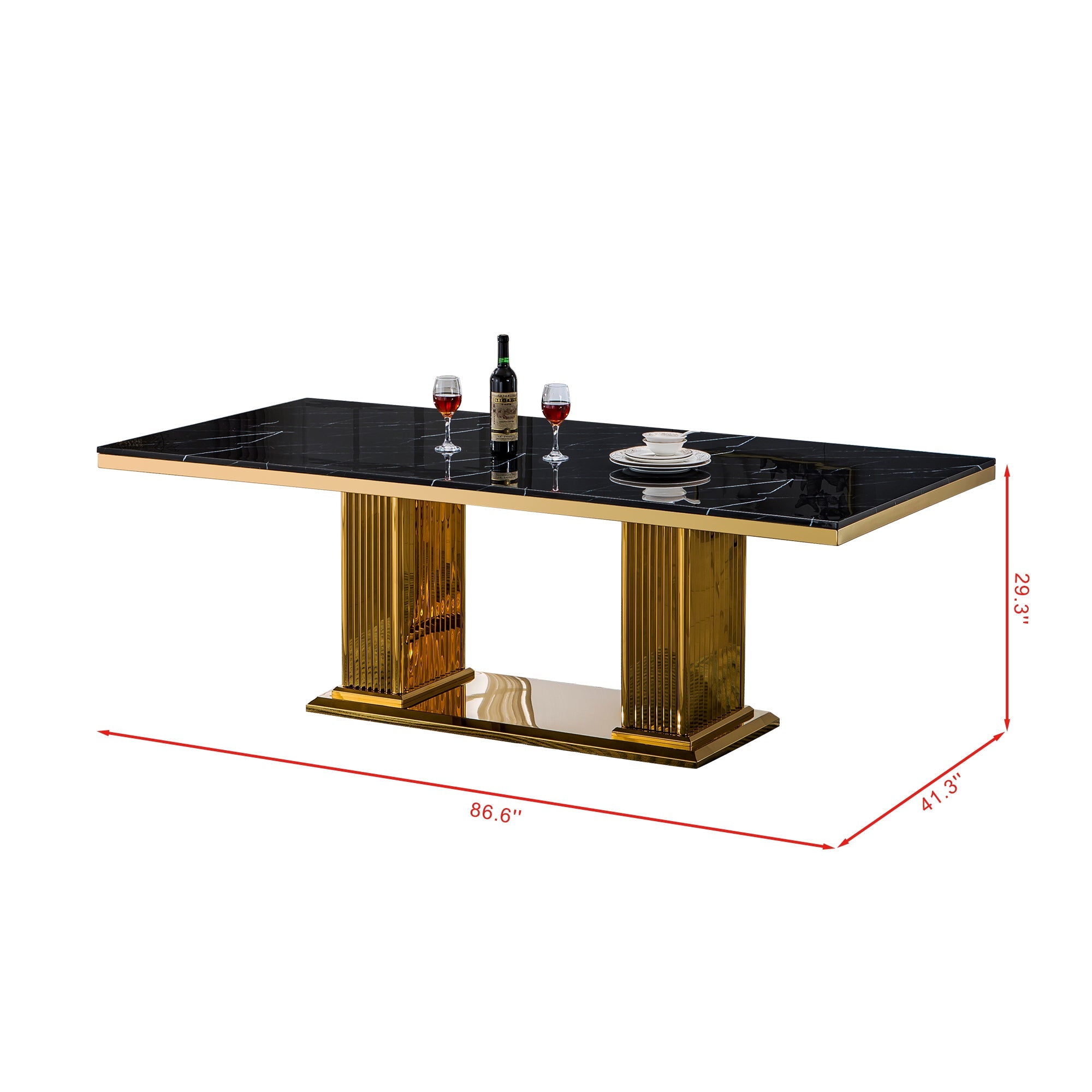 Elegant Rectangular Dining Table