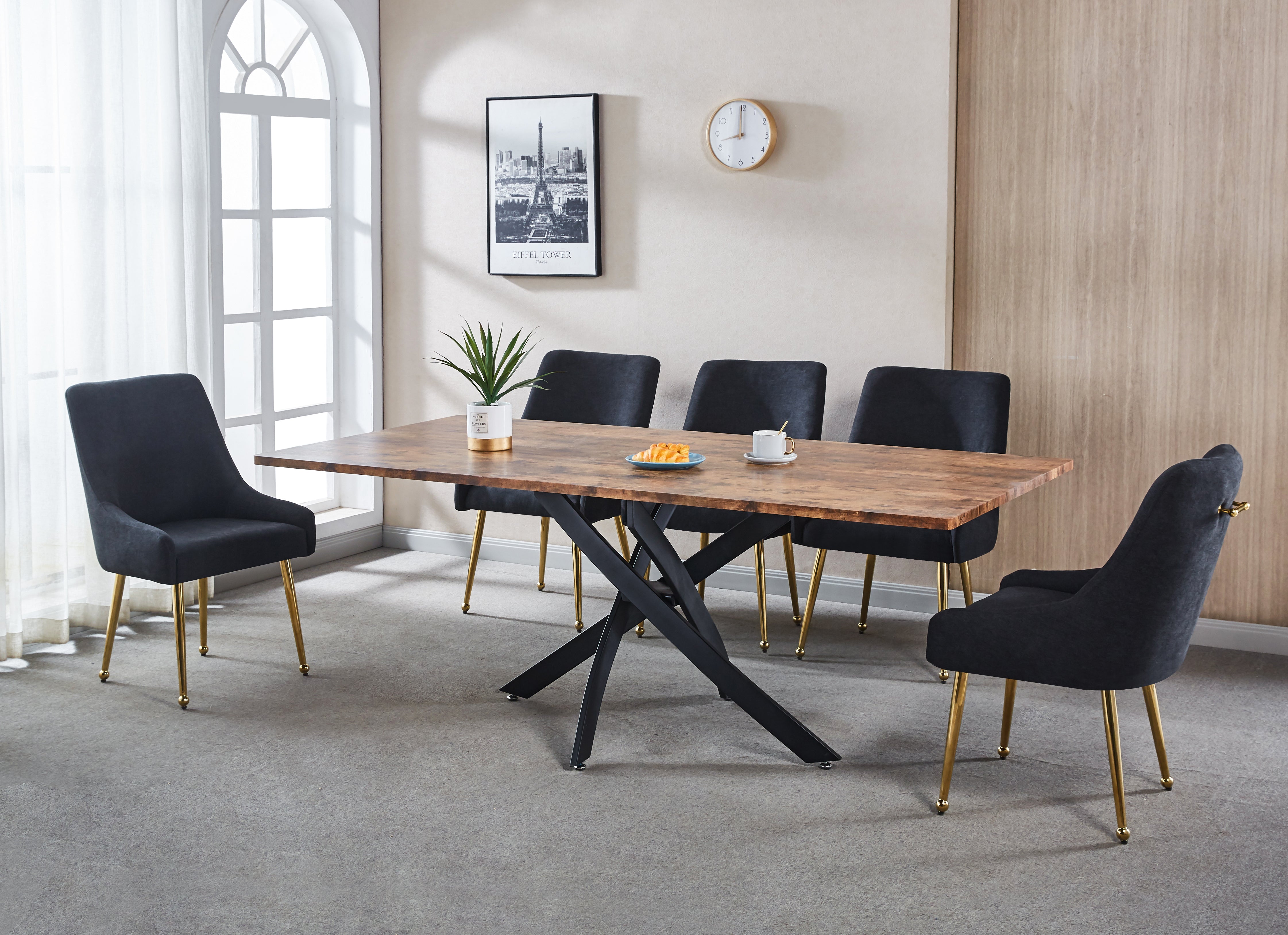 Dining Table with Multiple Options of Table Top