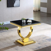 Solid Marble End Table
