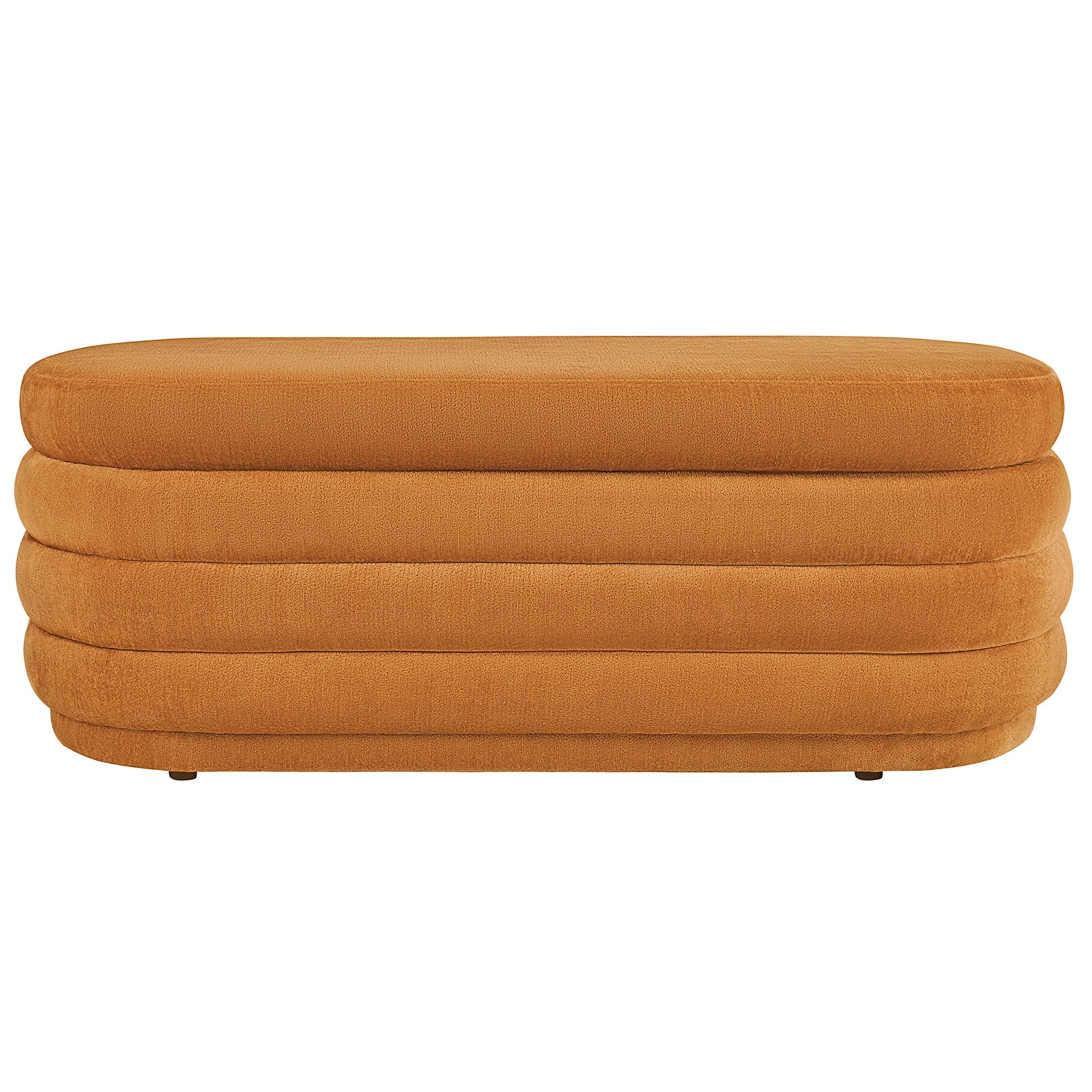 Fabric Storage Bench with Plastic Legs