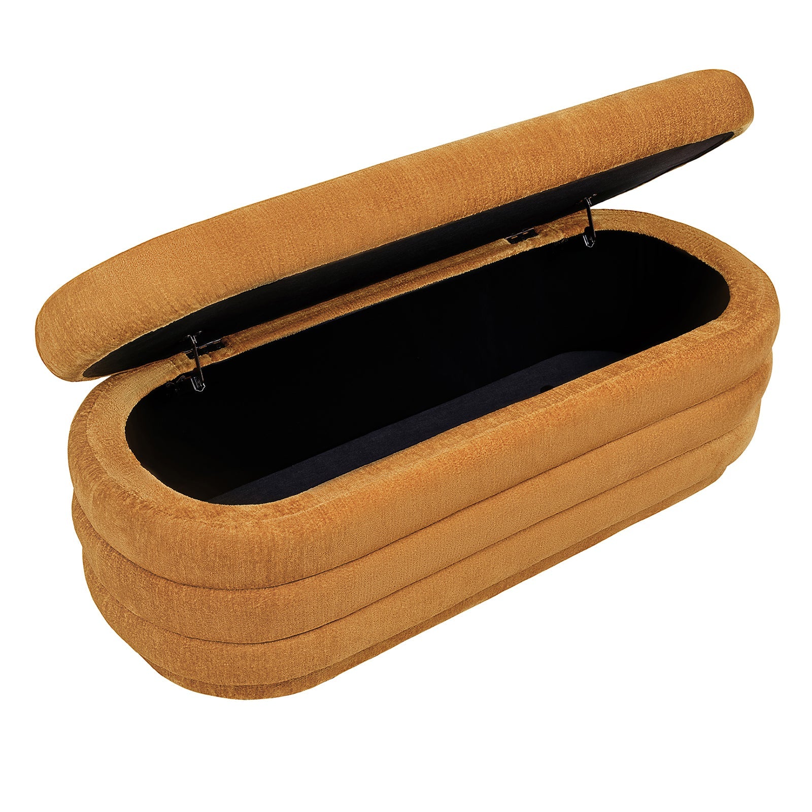 Fabric Storage Bench with Plastic Legs