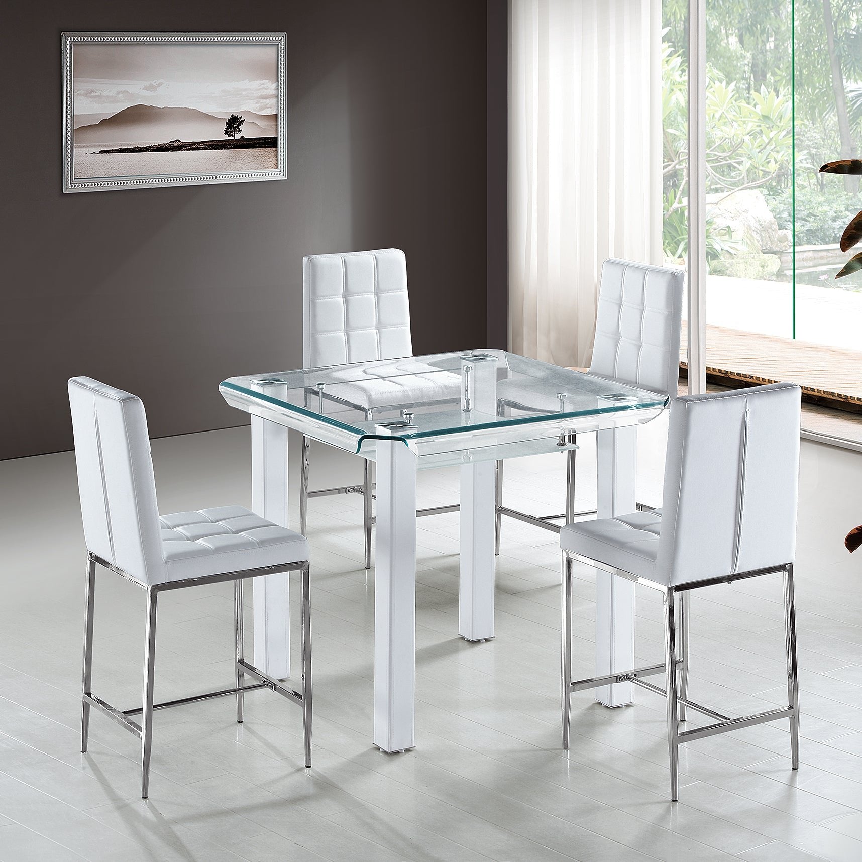 Square High Dining Table