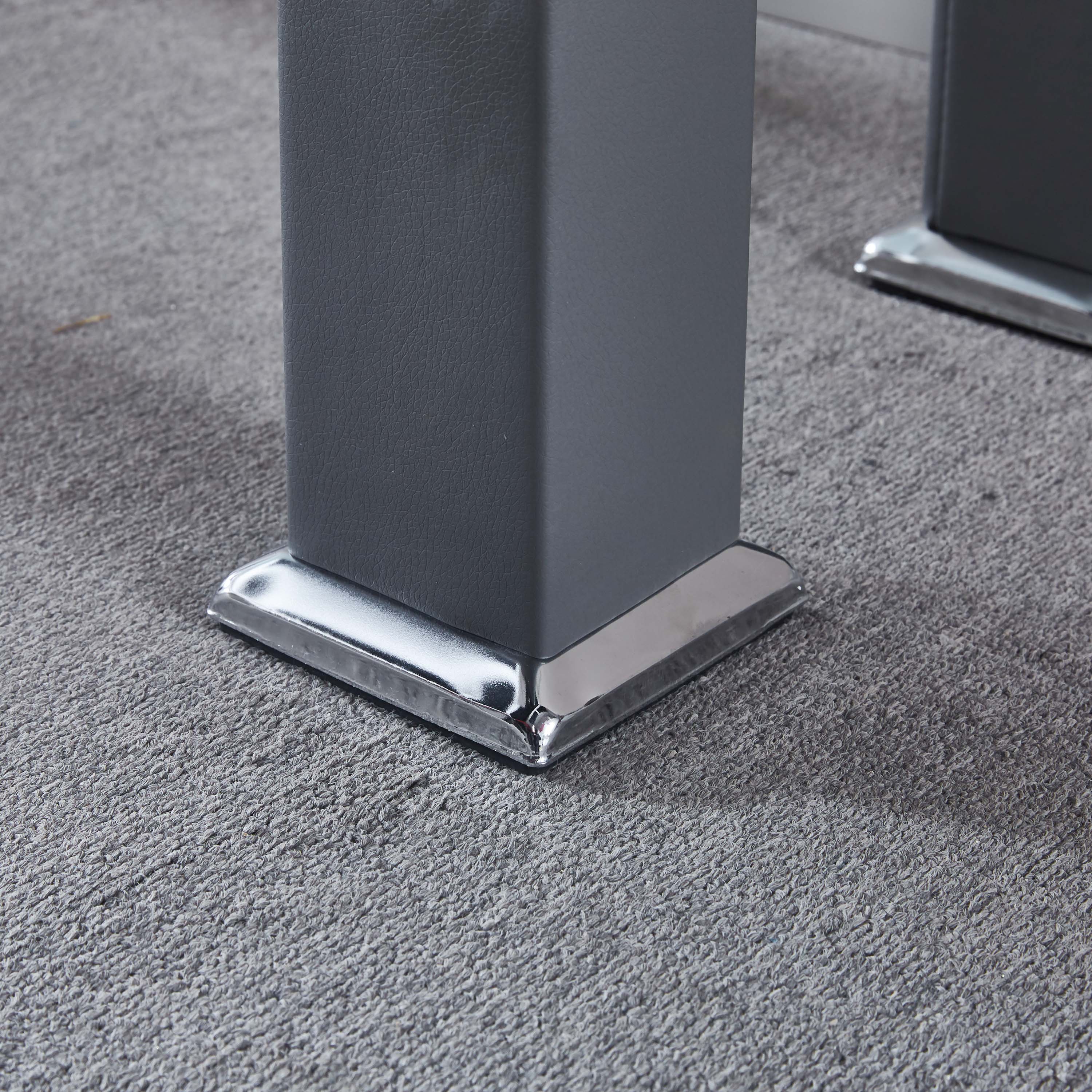 Modern Console Table with Tempered Glass