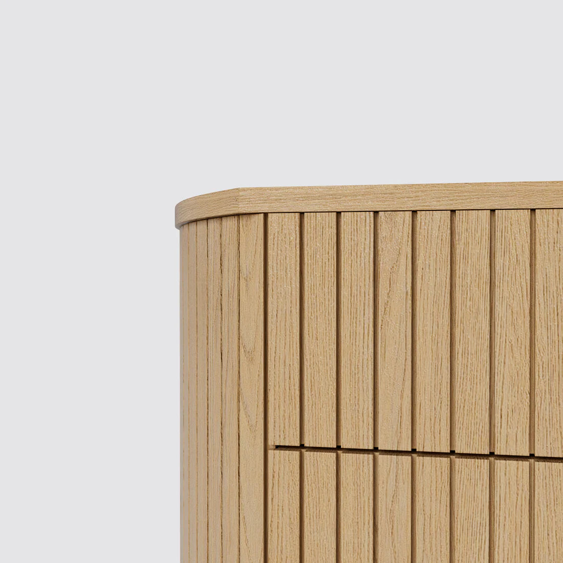 K001 OAK VENEER SIDE CABINET