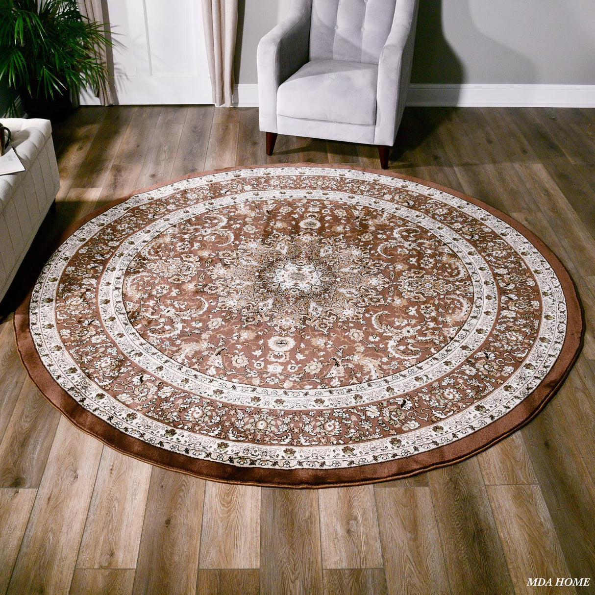 MDA Furniture HOLLYWOOD Area Rug - 5'2'' x 5'2'' - HY0766 | Meri Furniture