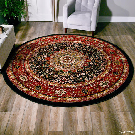 MDA Furniture PERSIAN Area Rug - 6'9'' x 9'6'' - PC17710 | Meri Furniture