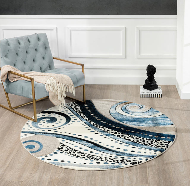 MDA Furniture RHODES Area Rug - 2'5'' x 3'9'' - RD0334 | Meri Furniture