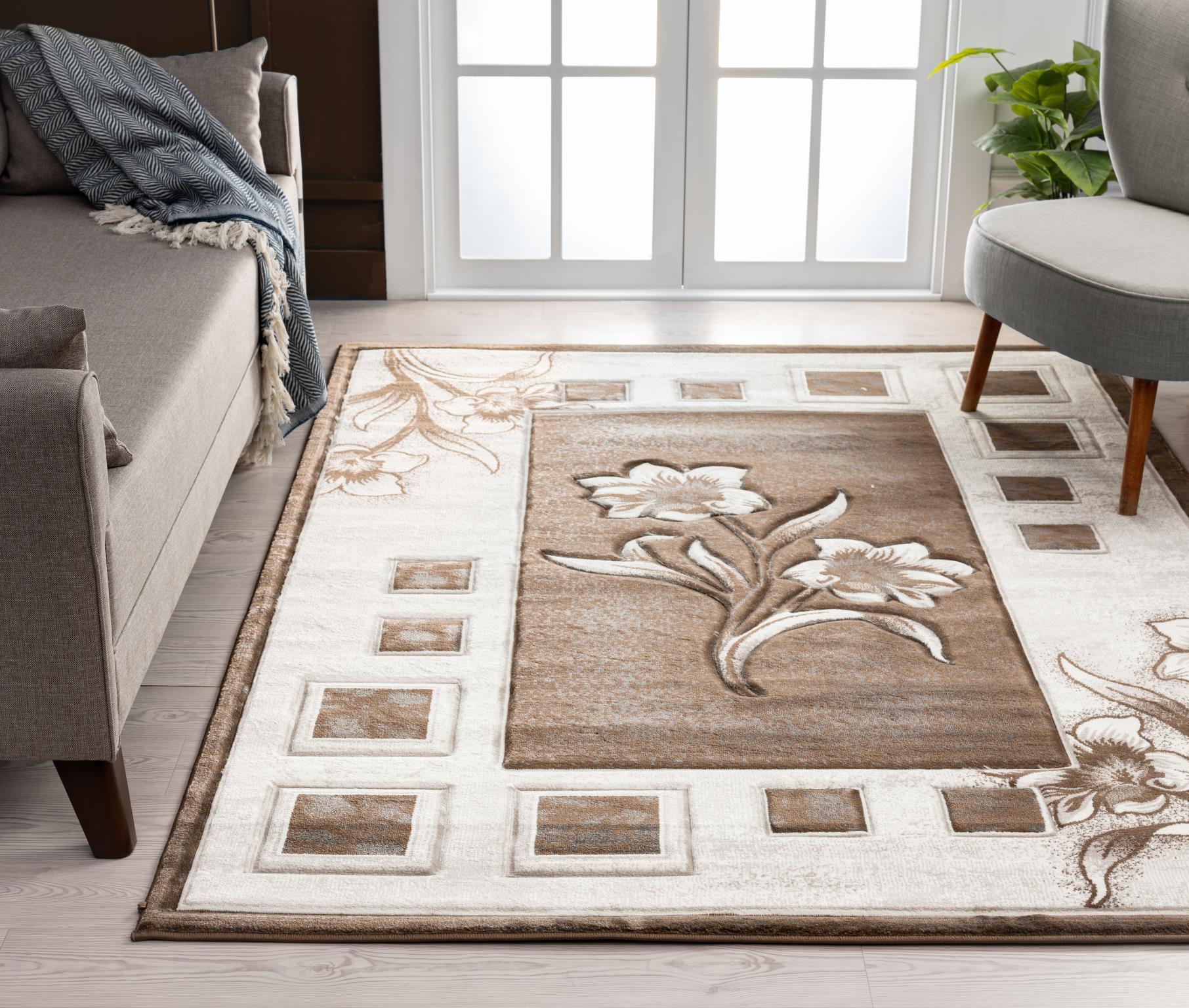 MDA Furniture RHODES Area Rug - 5'2'' x 7'5'' - RD2058 | Meri Furniture