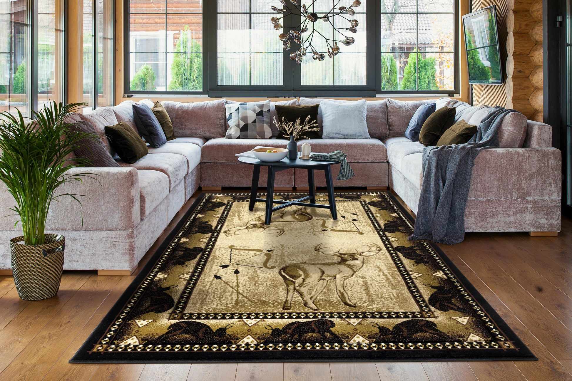 MDA Furniture WILD LIFE Area Rug - 2'8'' x 8'1'' - WL0328 | Meri Furniture