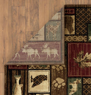 MDA Furniture WILD LIFE Area Rug - 8'1'' x 10'5'' - WL11811 | Meri Furniture