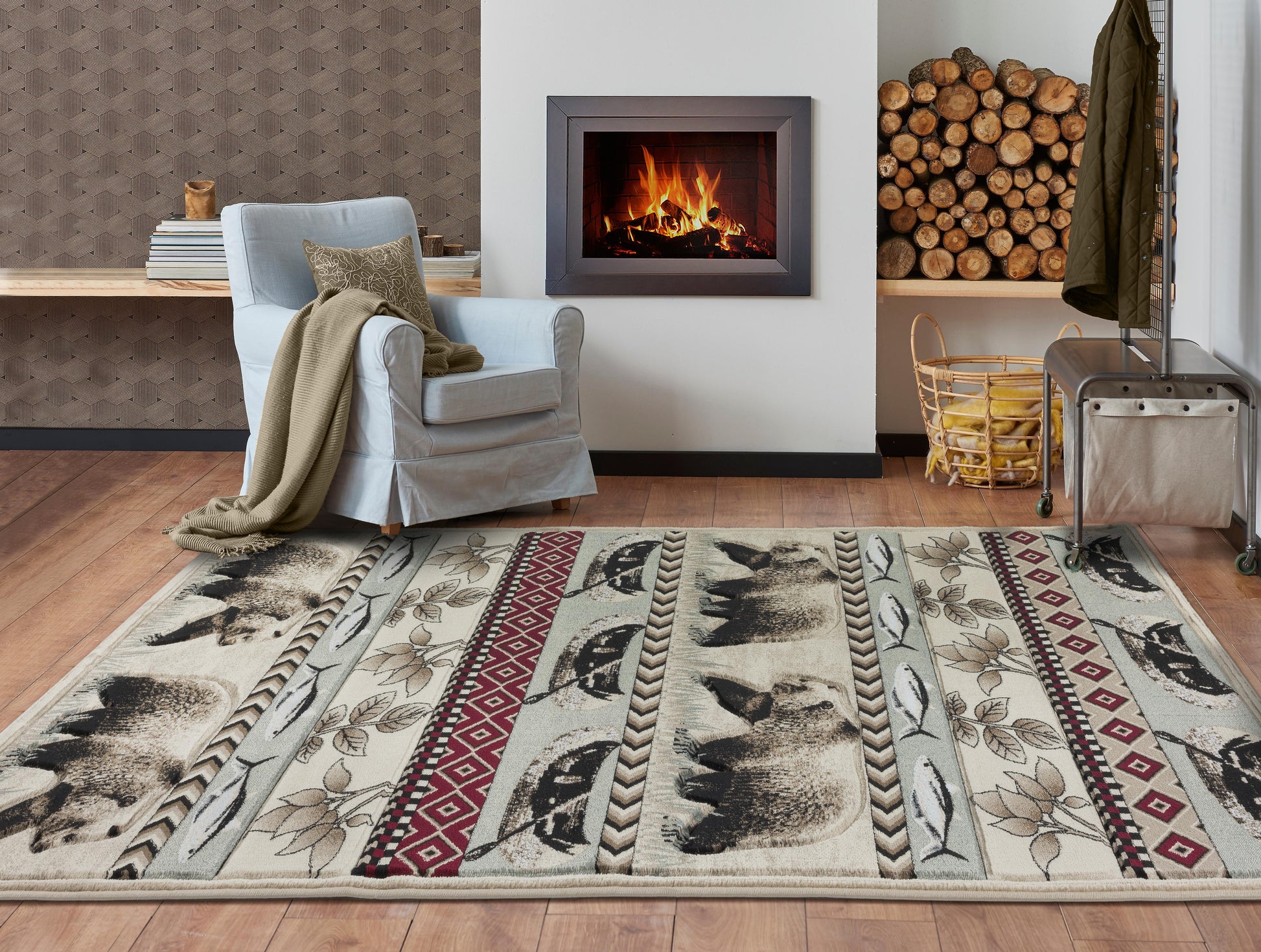 MDA Furniture WILD LIFE Area Rug - 7'11'' x 7'11'' - WL2088 | Meri Furniture