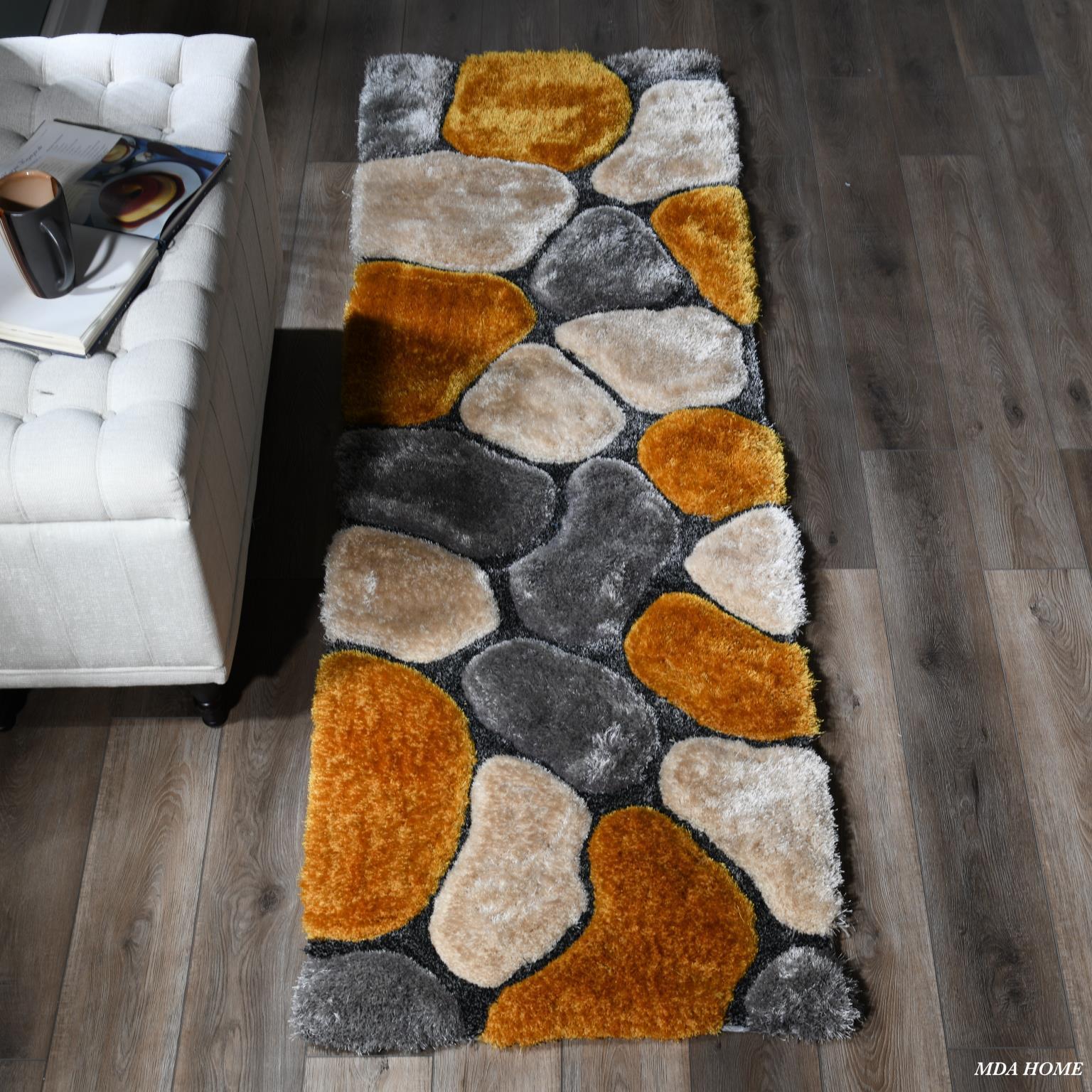 MDA Furniture MATEOS SHAG Area Rug - 2'3'' x 8' - MS4528 | Meri Furniture