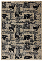 MDA Furniture WILD LIFE Area Rug - 5'2'' x 5'2'' - WL2255 | Meri Furniture