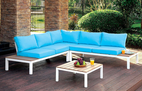 Primo International Patio Sectional w/ Table | Meri Furniture