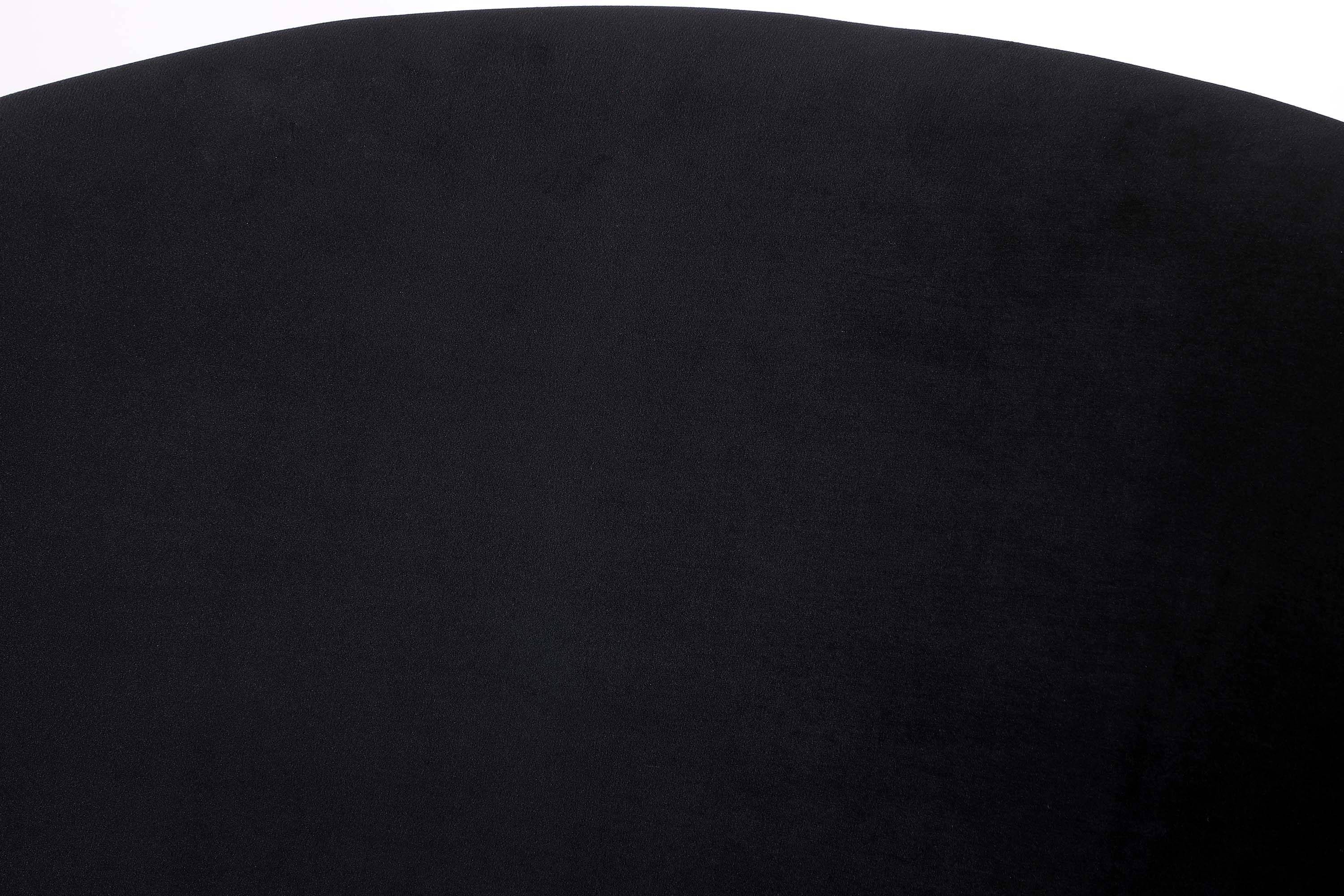 Set of 2 Velvet Barrel Chairs with Gold Metal Legs