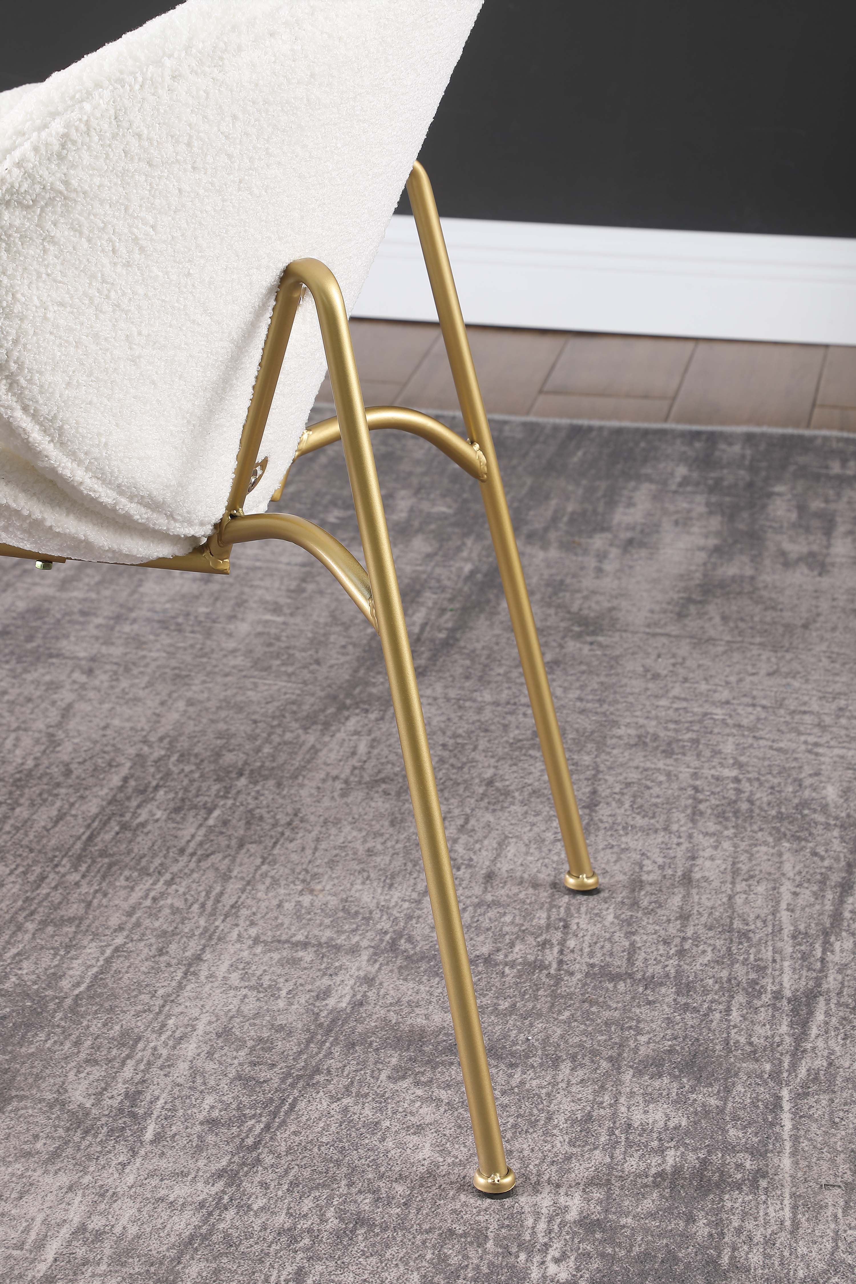 Set of 2 Velvet Barrel Chairs with Gold Metal Legs