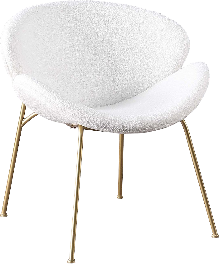 Set of 2 Velvet Barrel Chairs with Gold Metal Legs