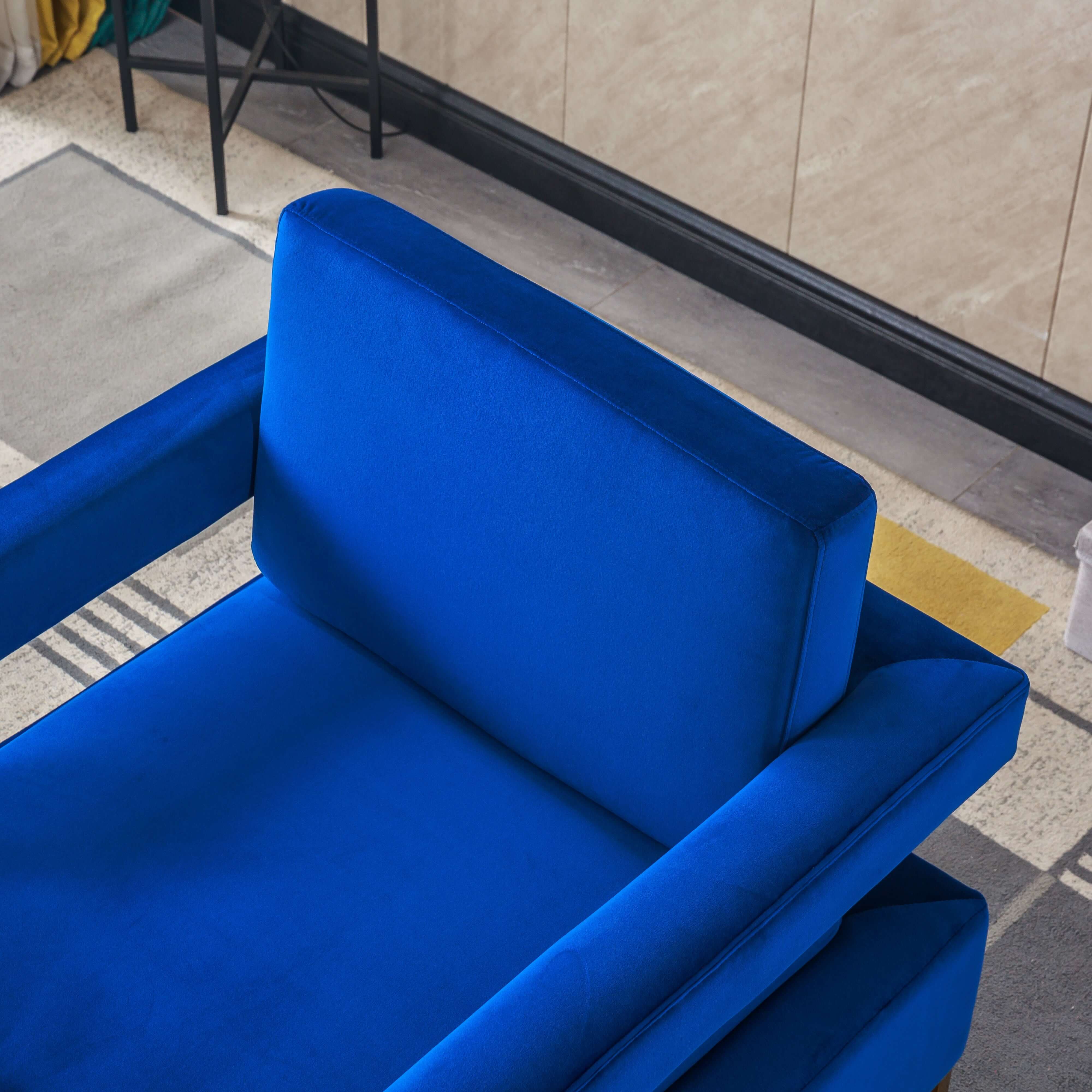 Luxurious Velvet Barrel Chair with Gold Stainless Steel Base