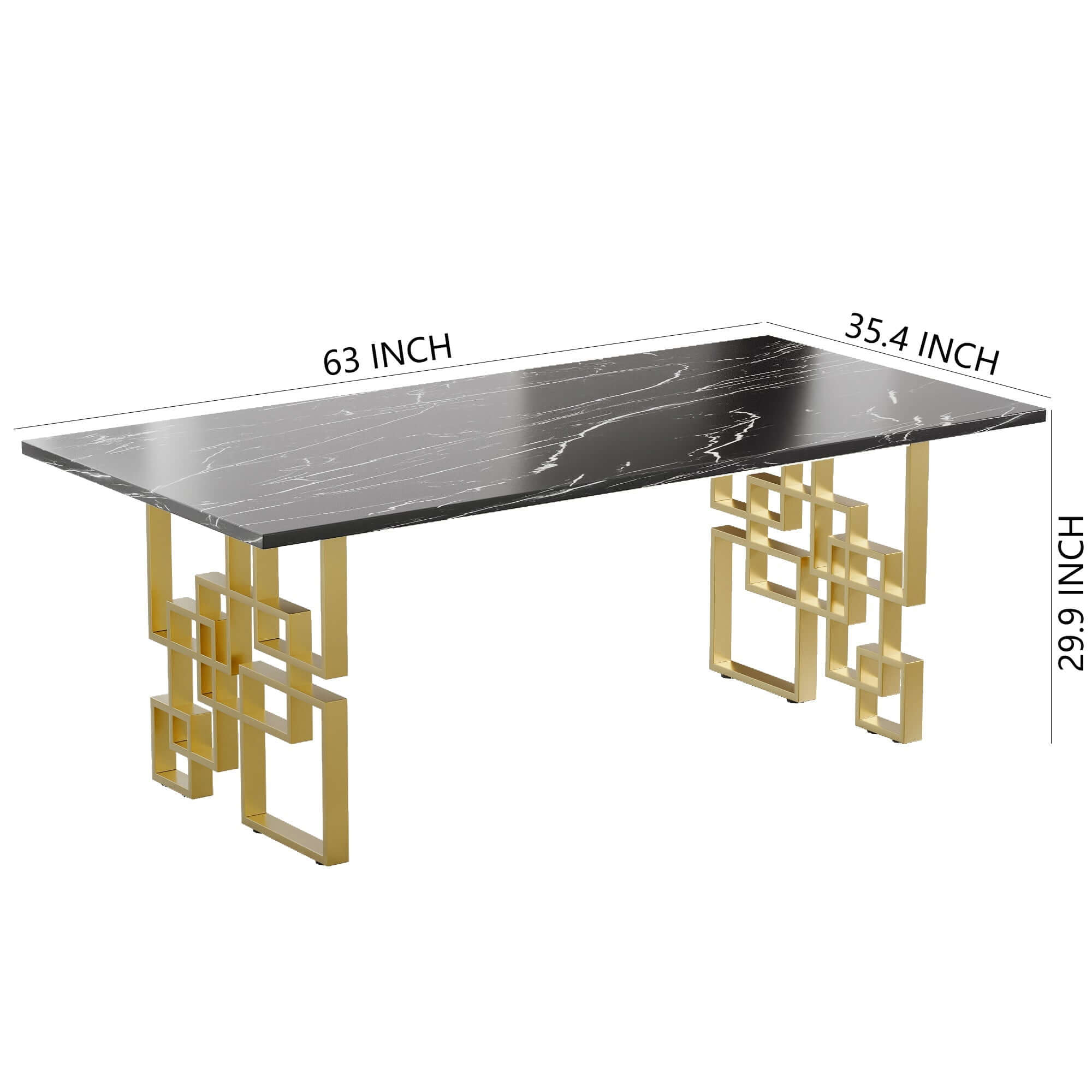 Rectangular Marble Dining Table
