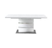 Extendable Printed Marble Top Dining Table