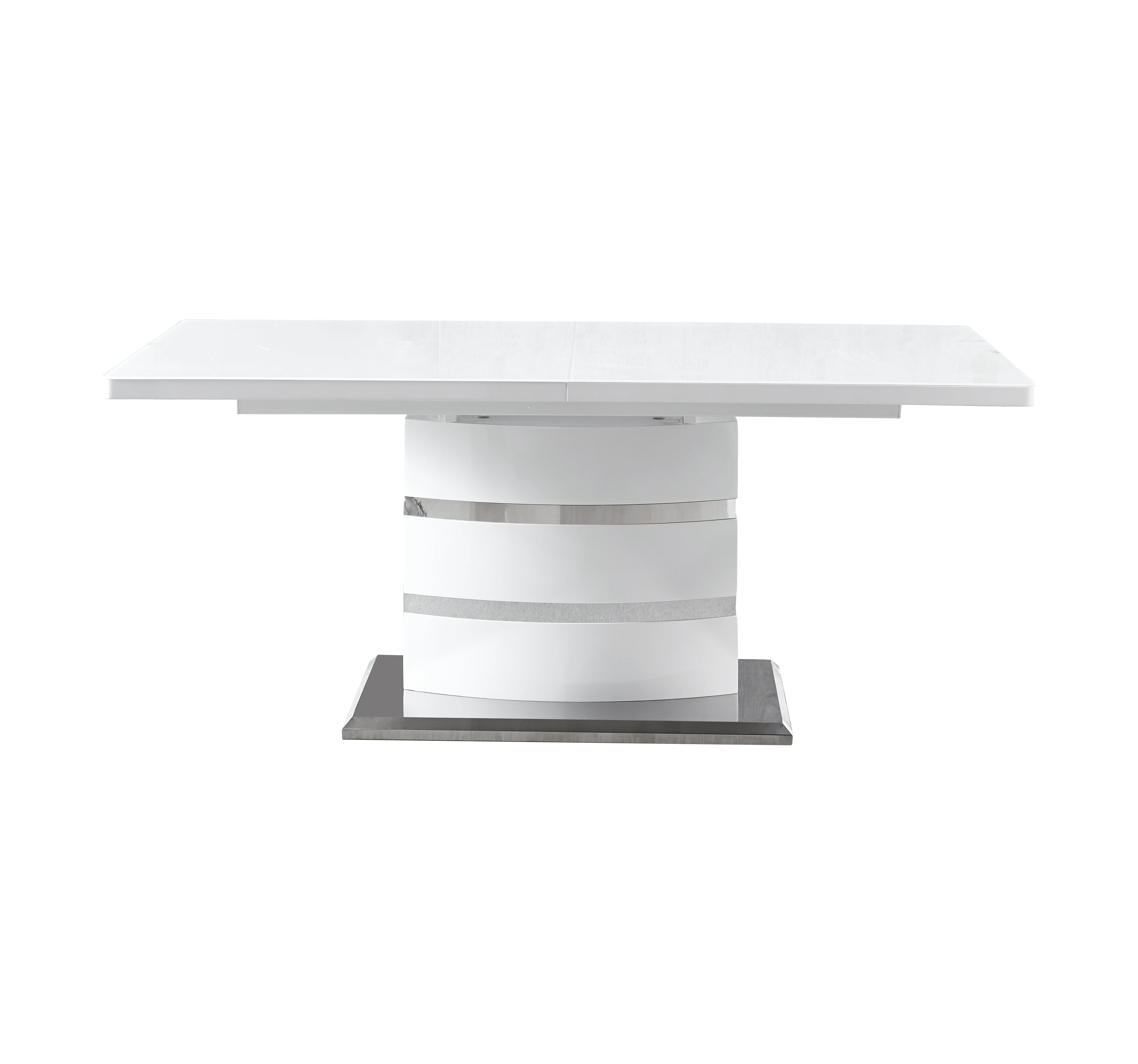 Extendable Printed Marble Top Dining Table