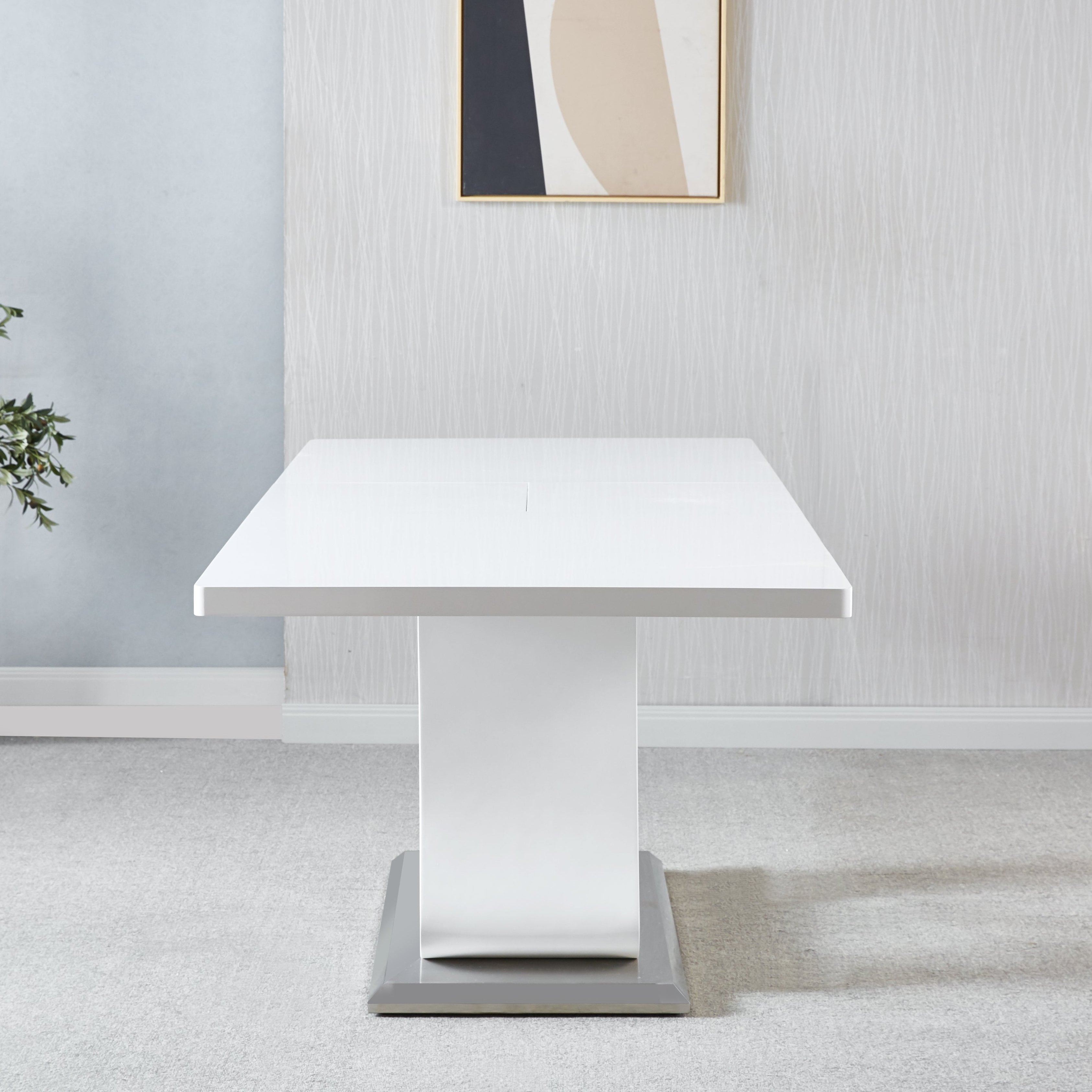 Printed Marble Extendable  Dining Table