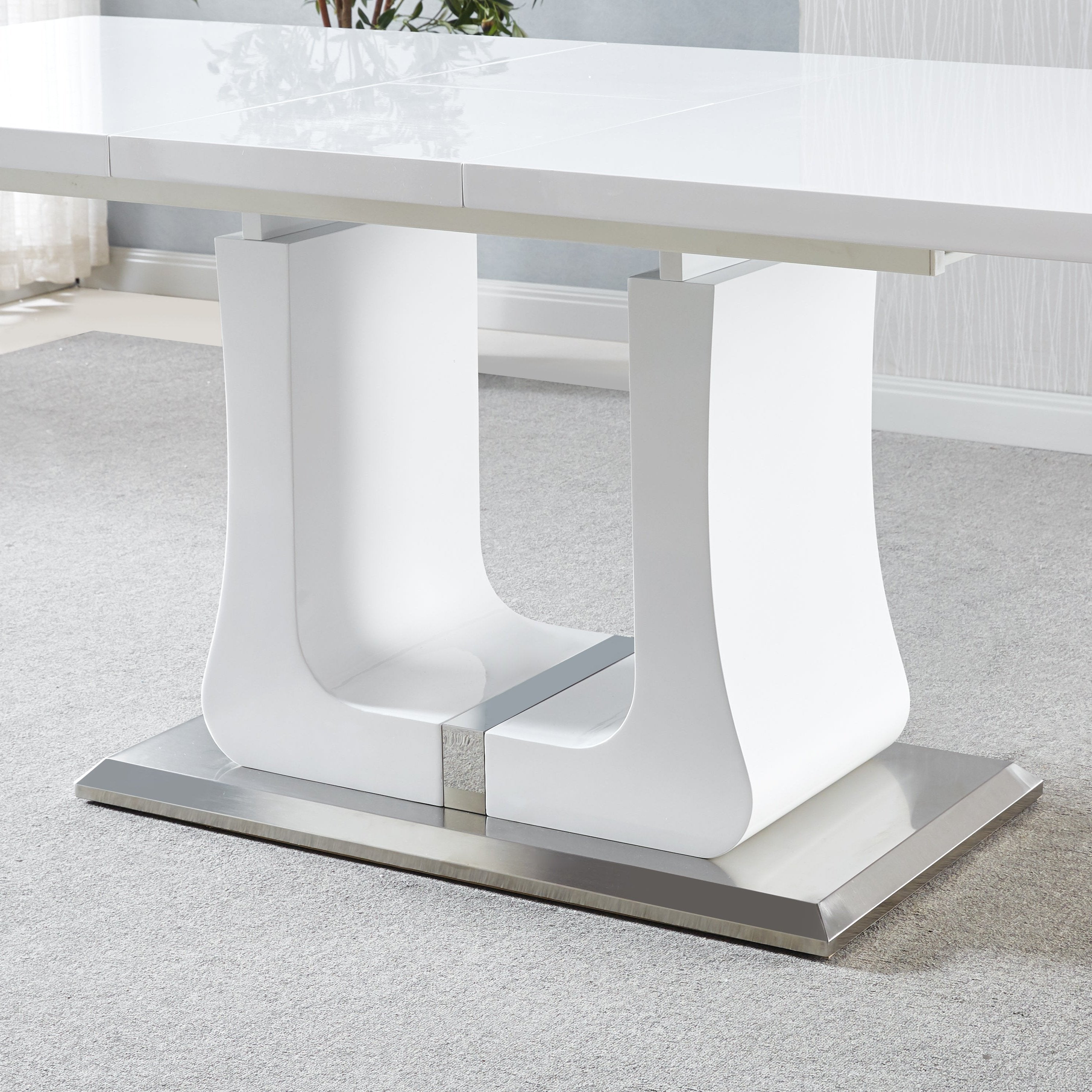 Printed Marble Extendable  Dining Table