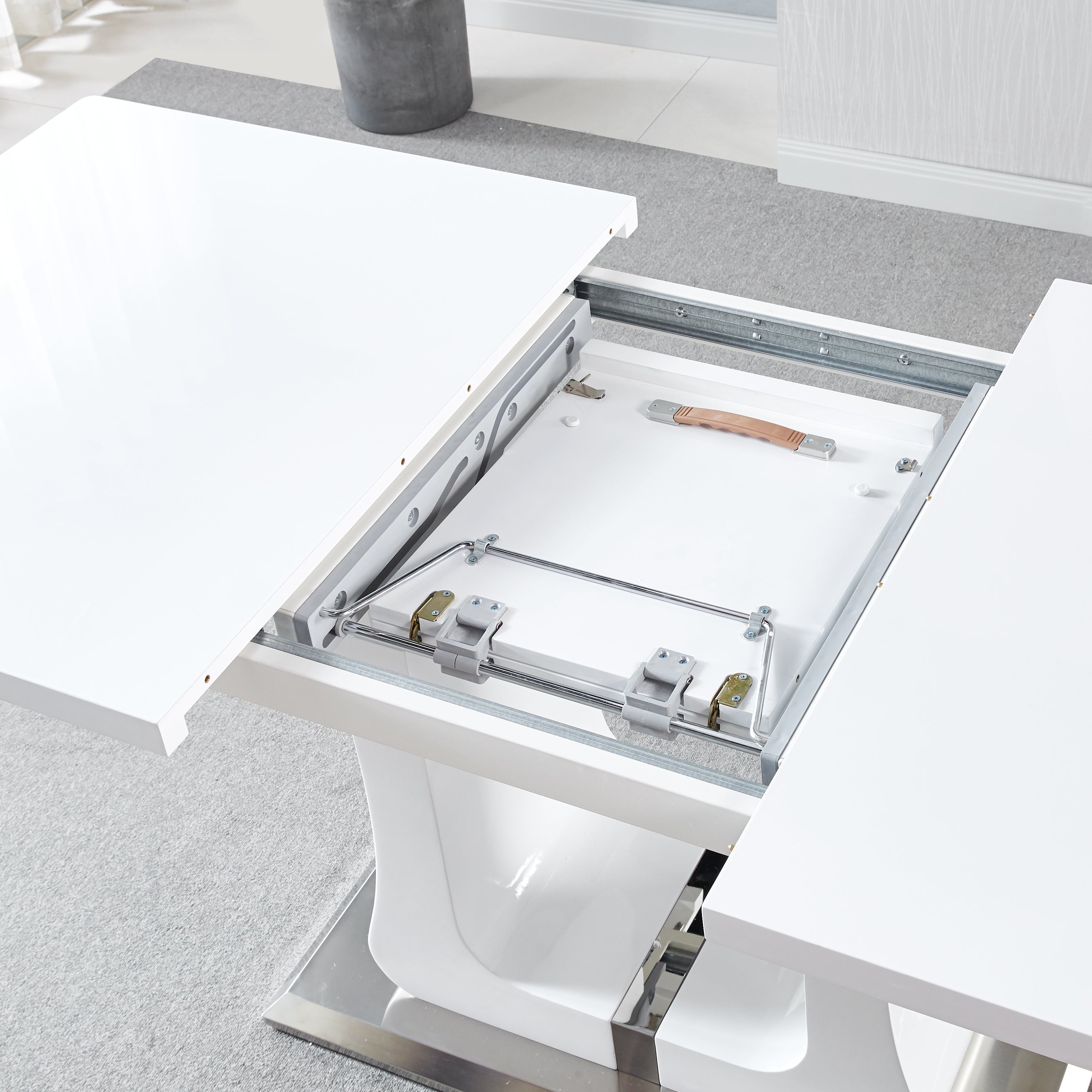 Printed Marble Extendable  Dining Table