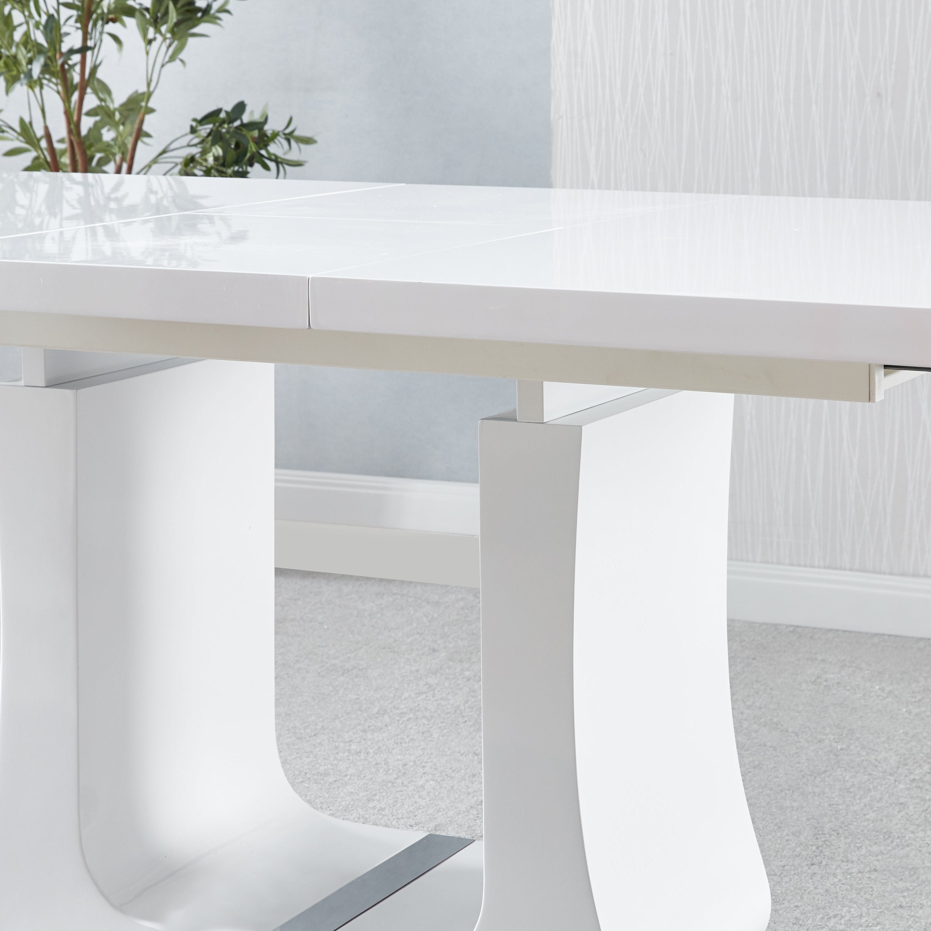 Printed Marble Extendable  Dining Table