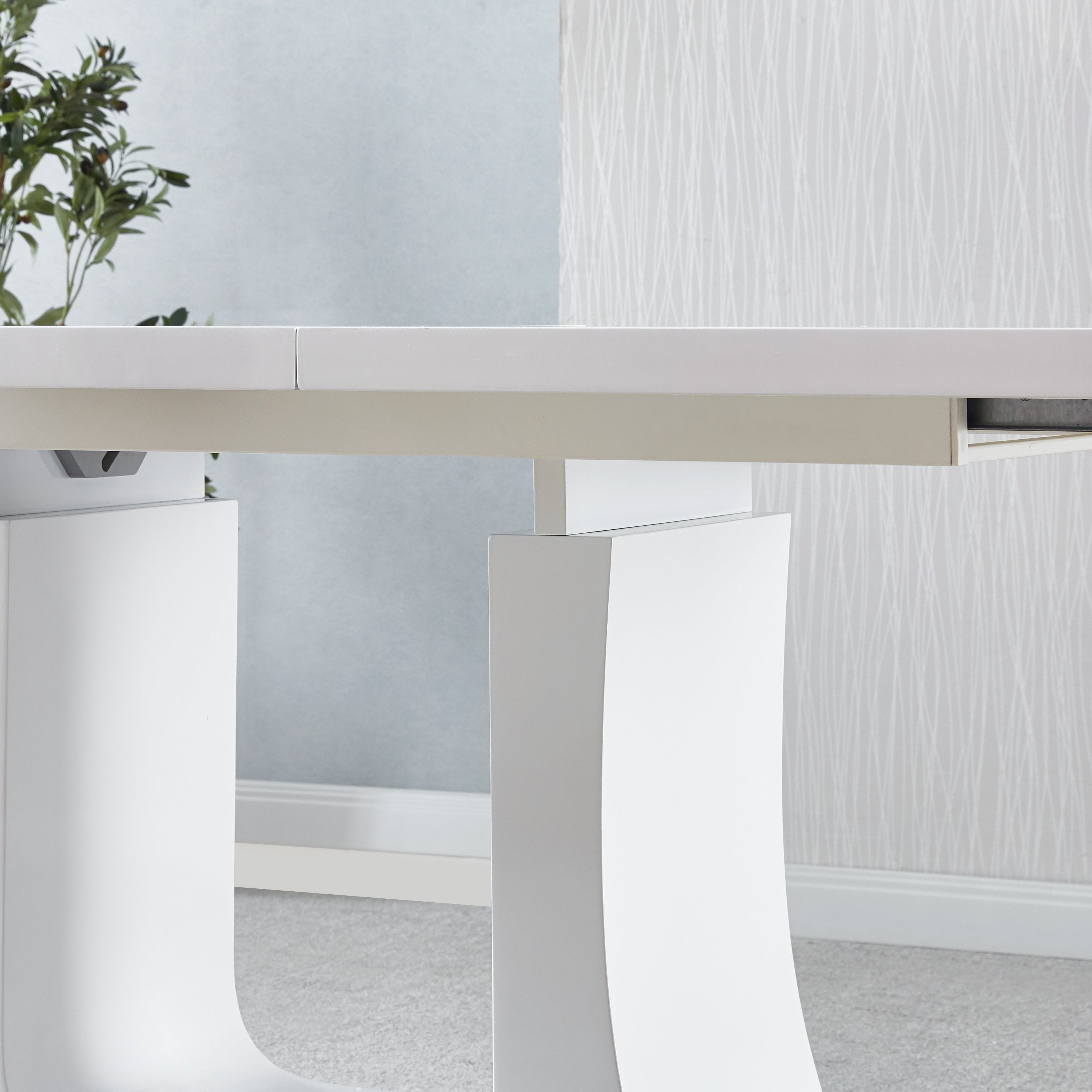 Printed Marble Extendable  Dining Table