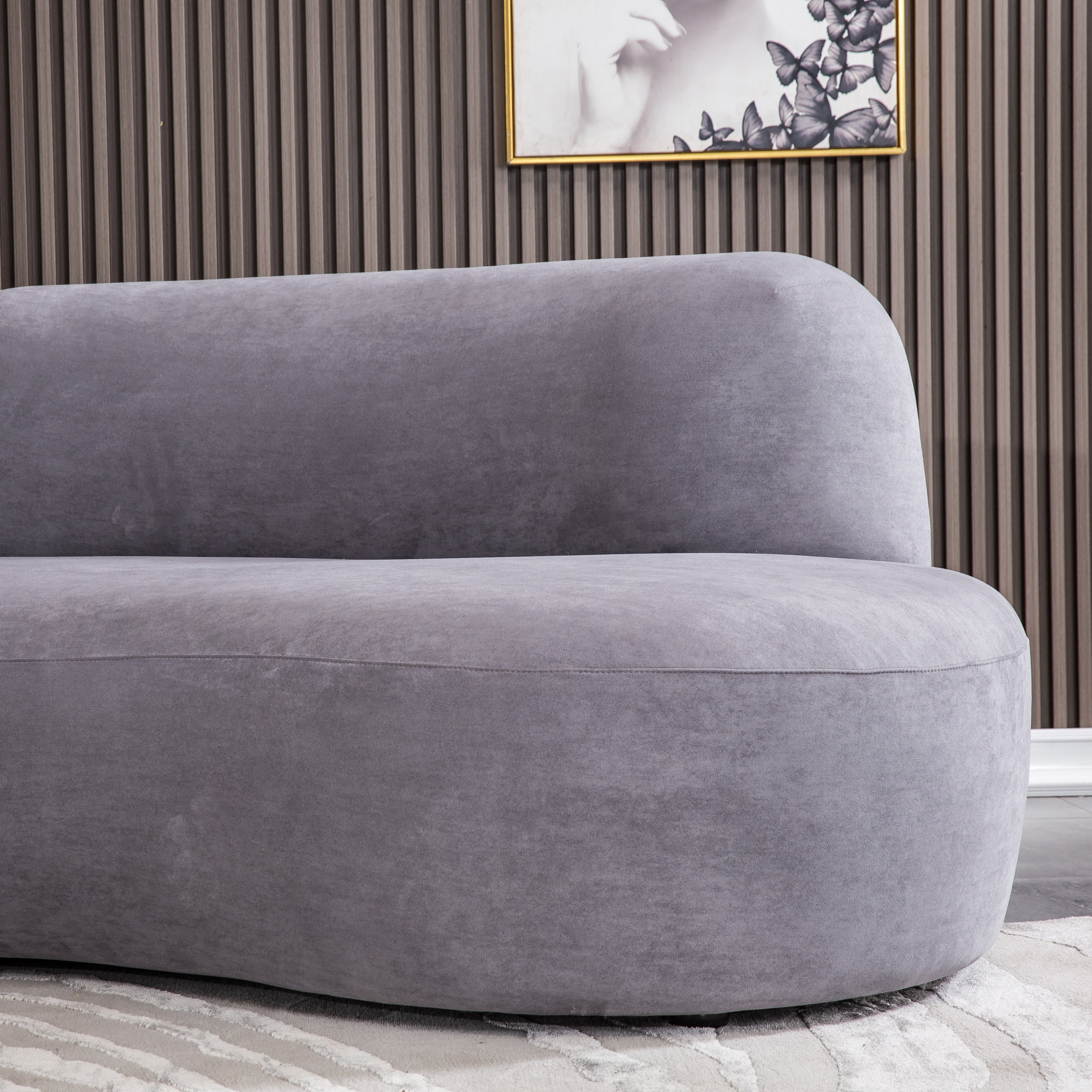 Elegant Curved Sofa