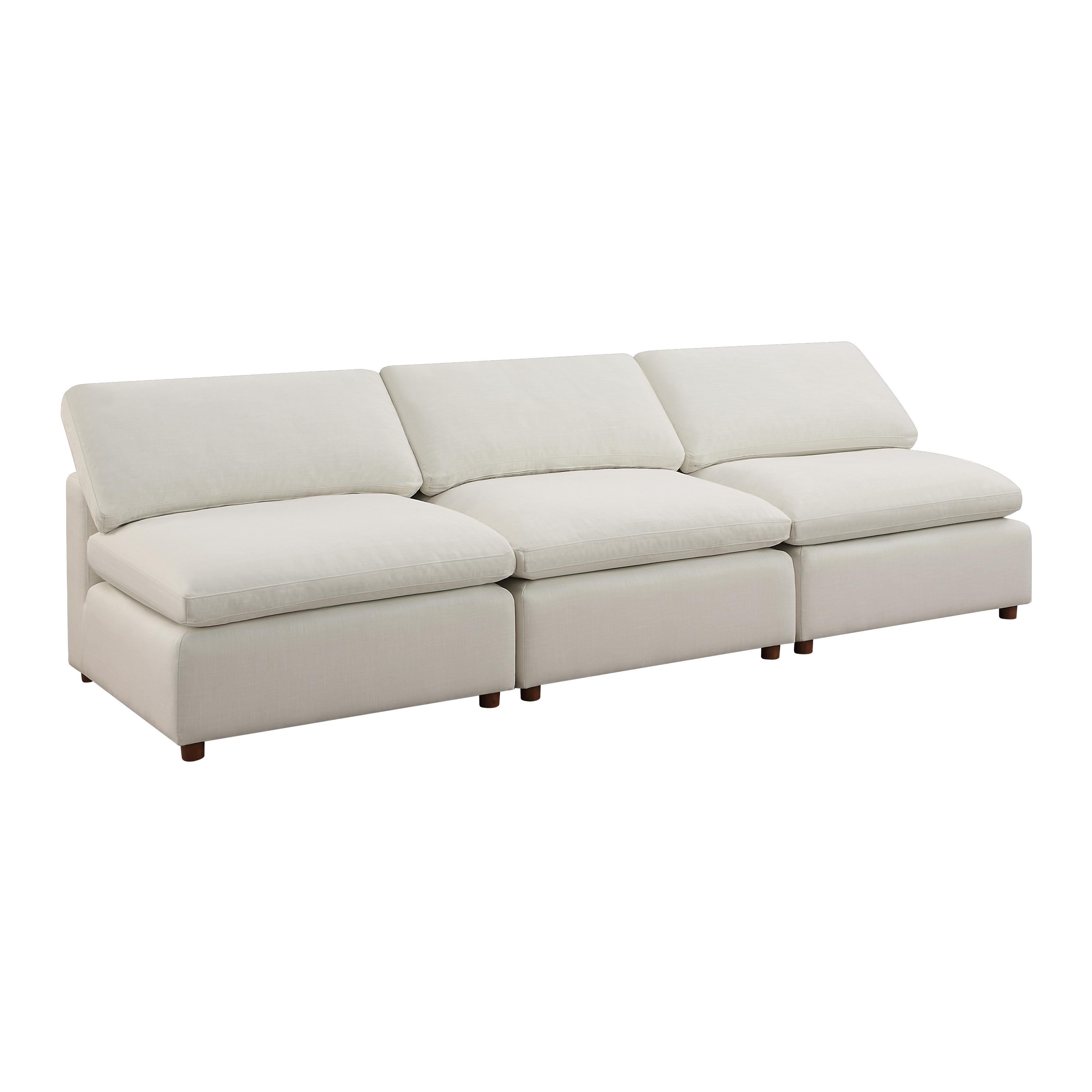 Modular Sofa - Versatile DIY Set with Linen, Viscose, and Polyester Upholstery