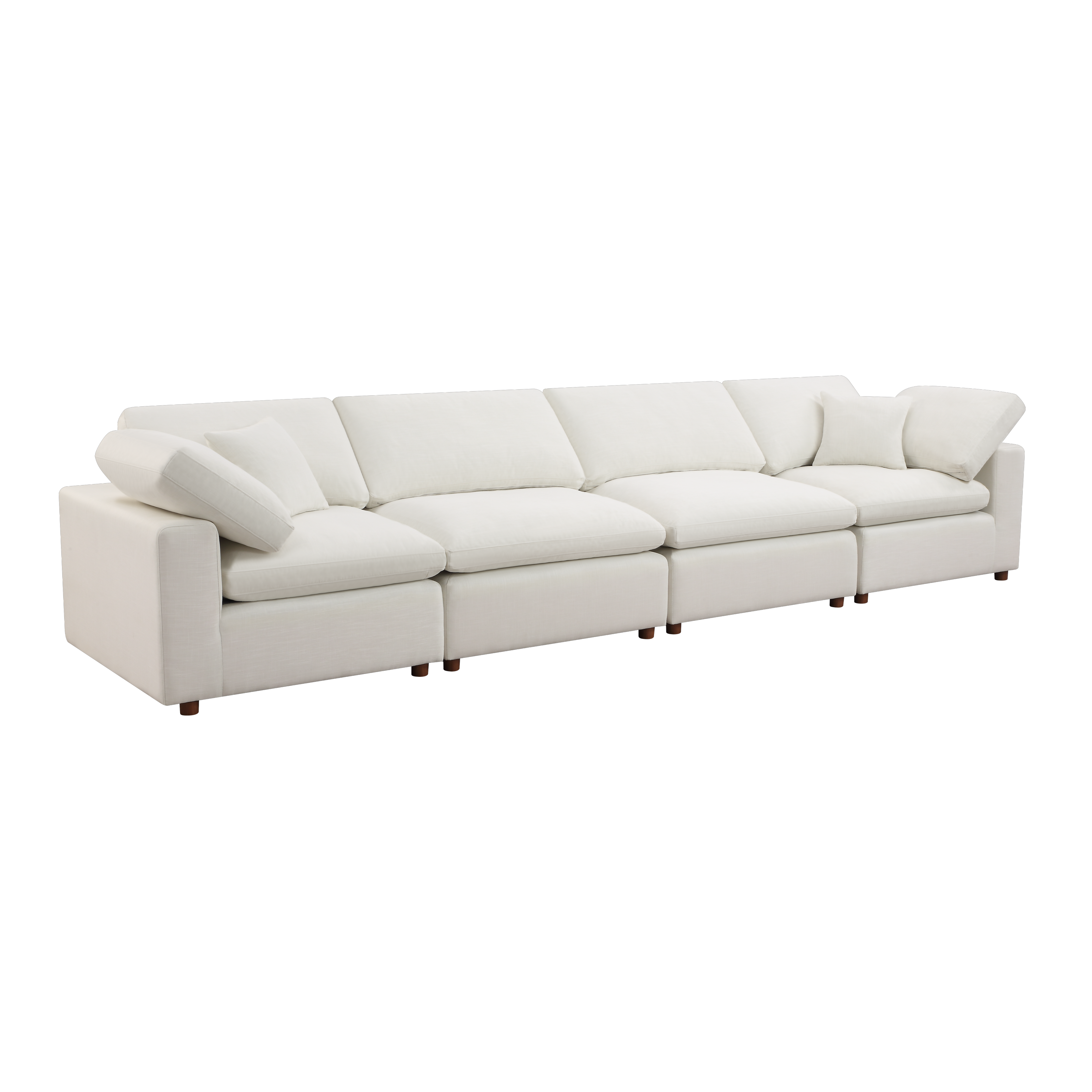 Modular Sofa - Versatile DIY Set with Linen, Viscose, and Polyester Upholstery