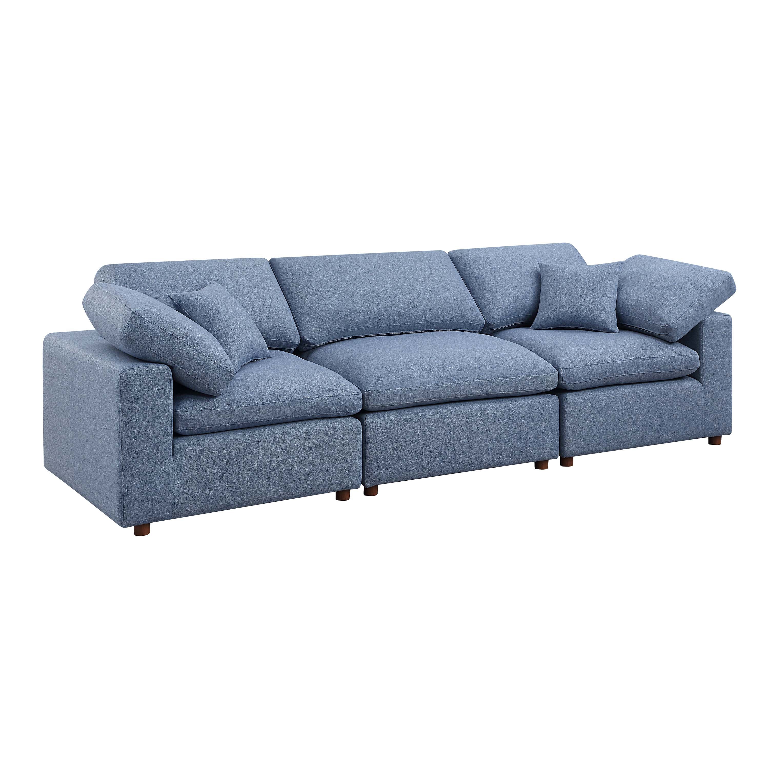 Modular Sofa - Versatile DIY Set with Linen, Viscose, and Polyester Upholstery