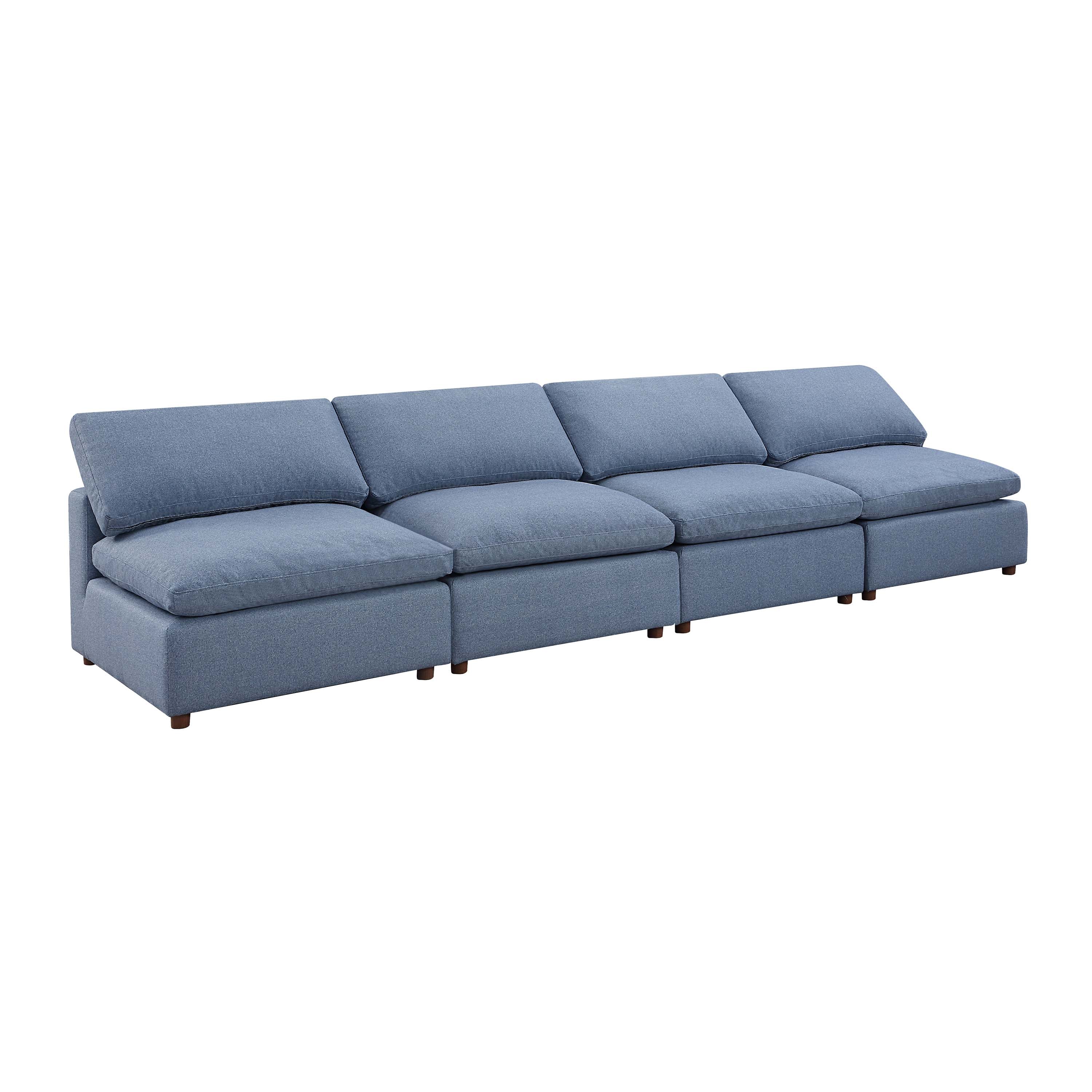 Modular Sofa - Versatile DIY Set with Linen, Viscose, and Polyester Upholstery